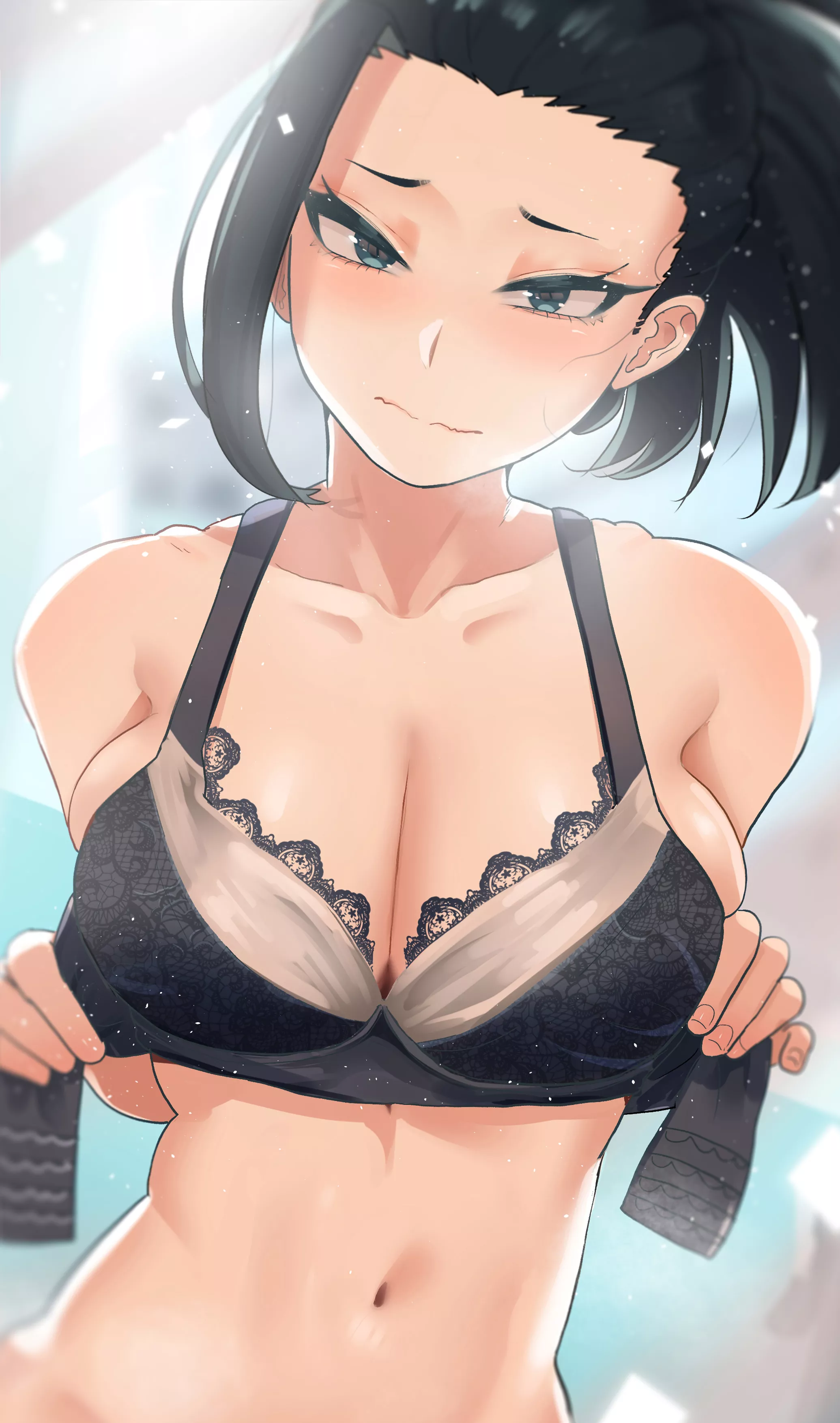 Momo black lace bra [zd / @zx623723]