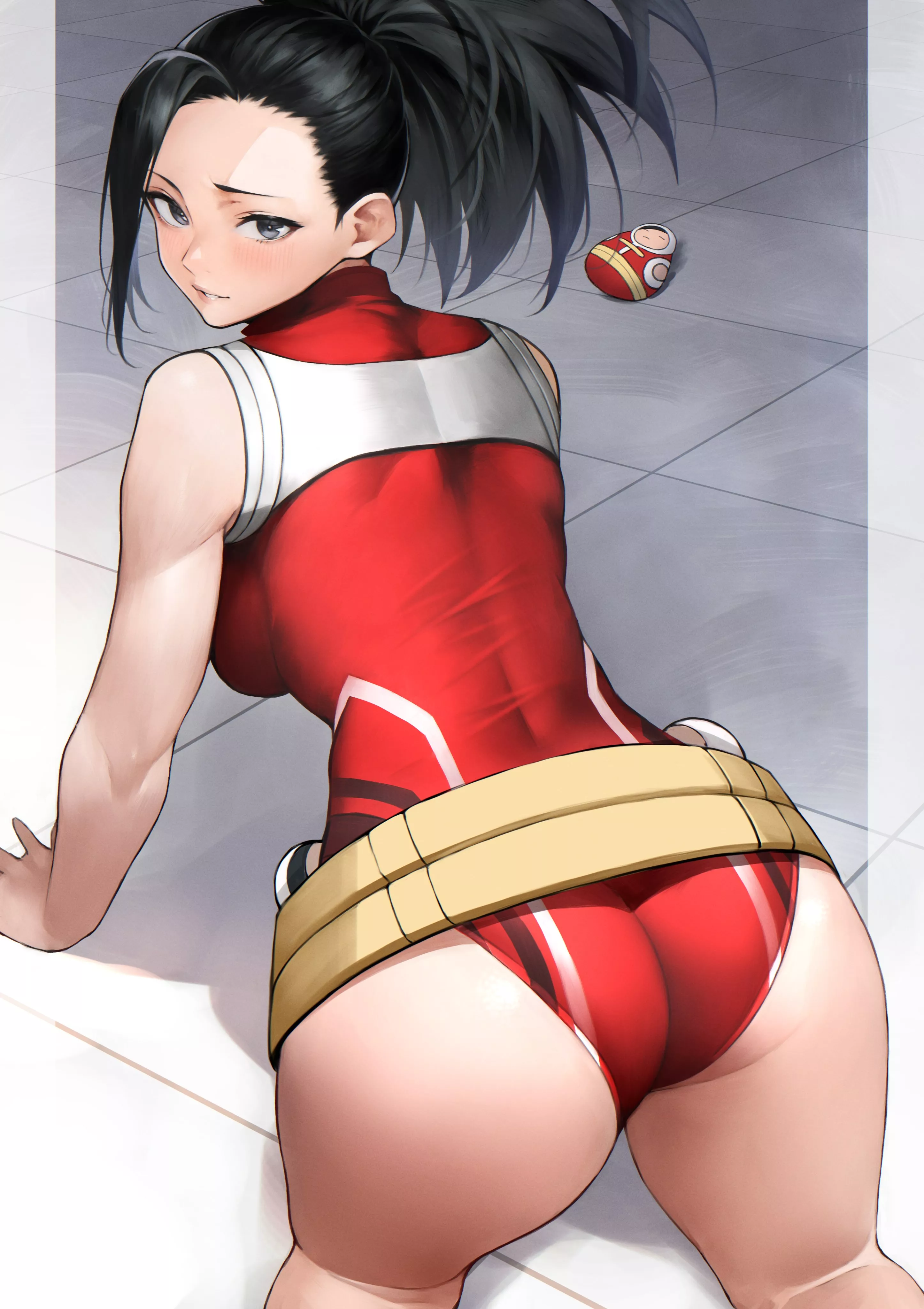 Momo On All Fours Looking Back (Yoshio) [My Hero Academia]