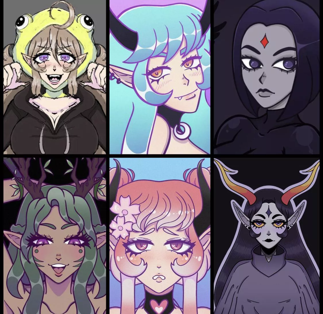 Monster girl Icon Commissions $8 , details in comments