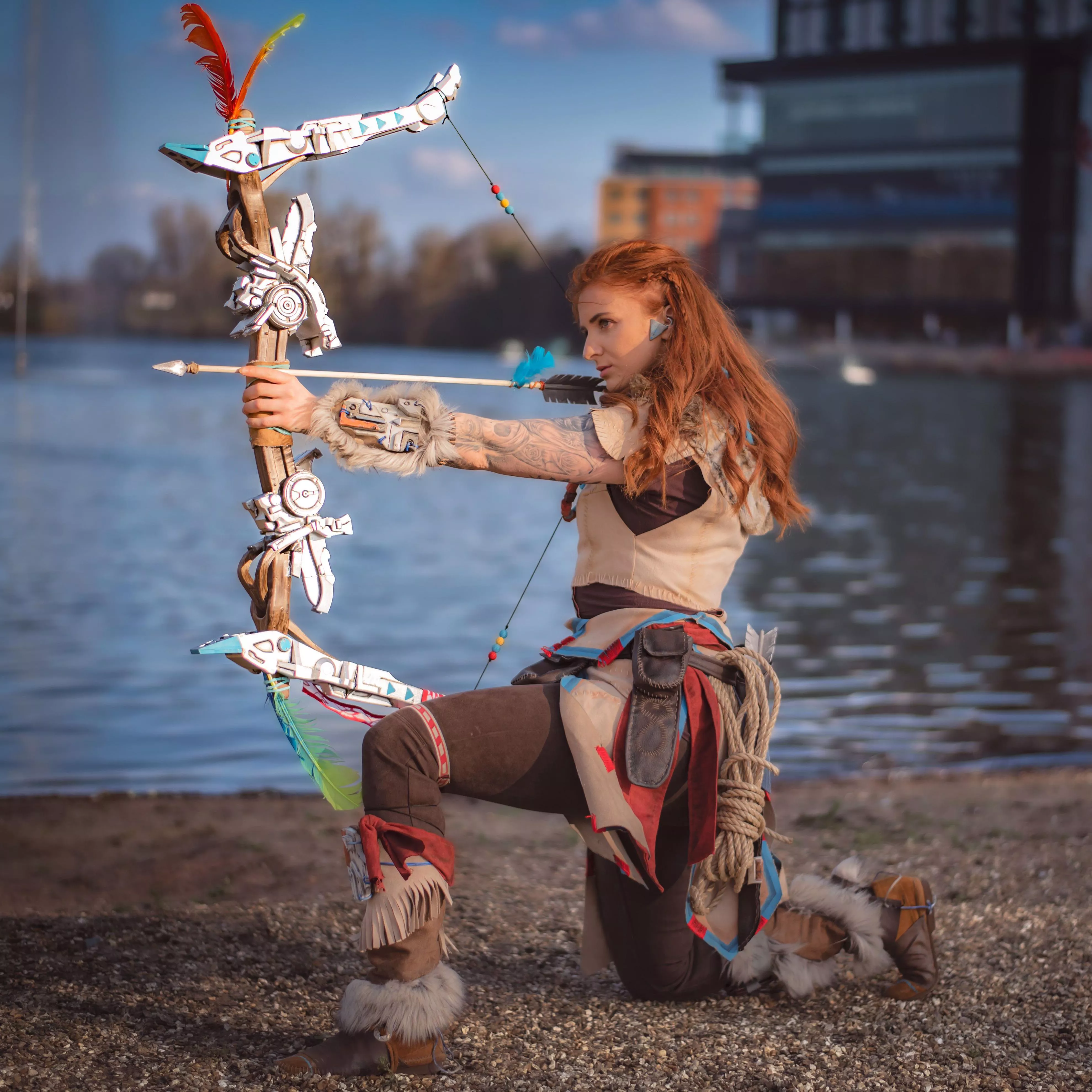 More Aloy content!! 💙🏹 need to get some more pictures in the water next time! photo by BHC Photography