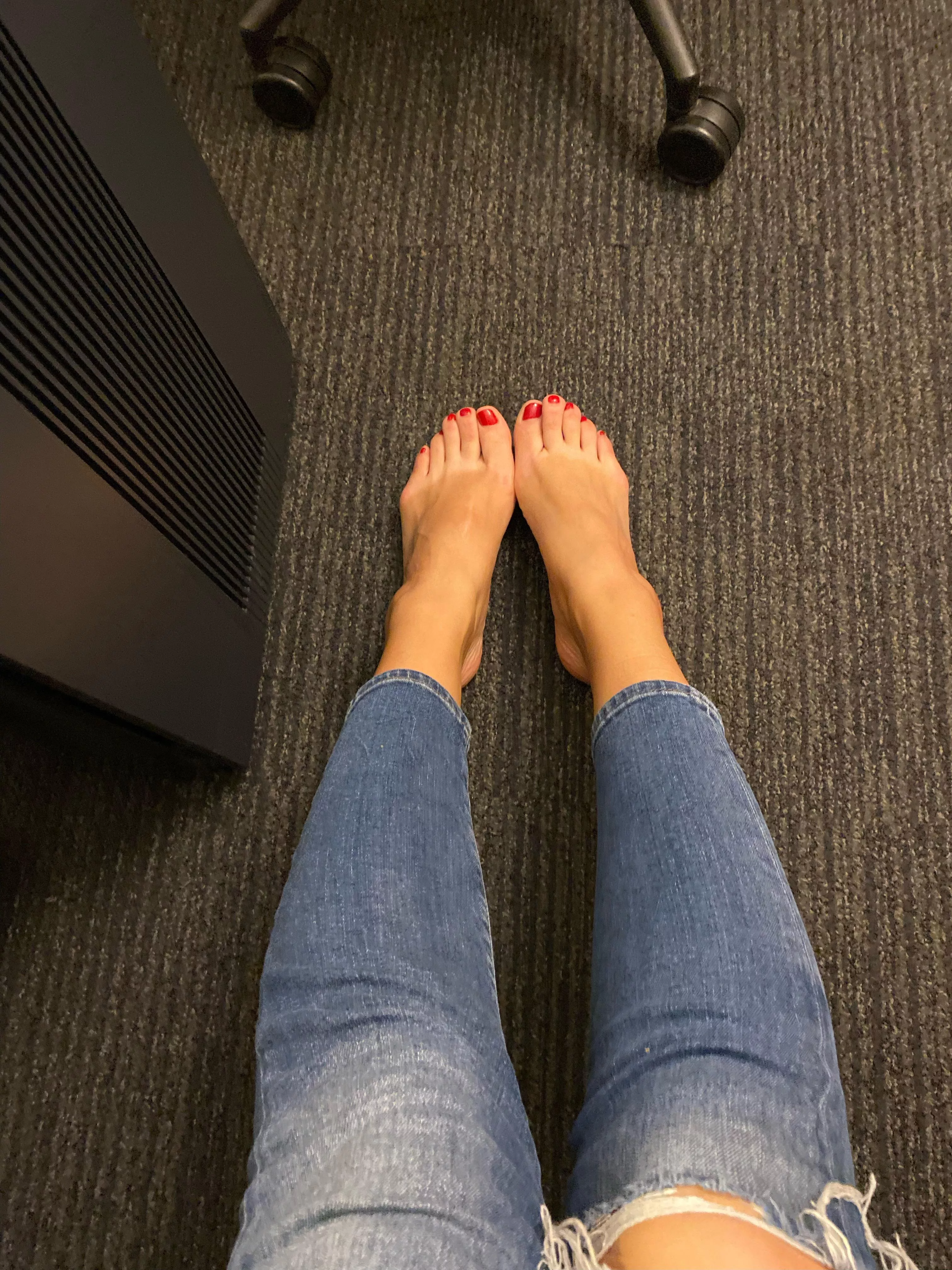 More of my tan lined feet!