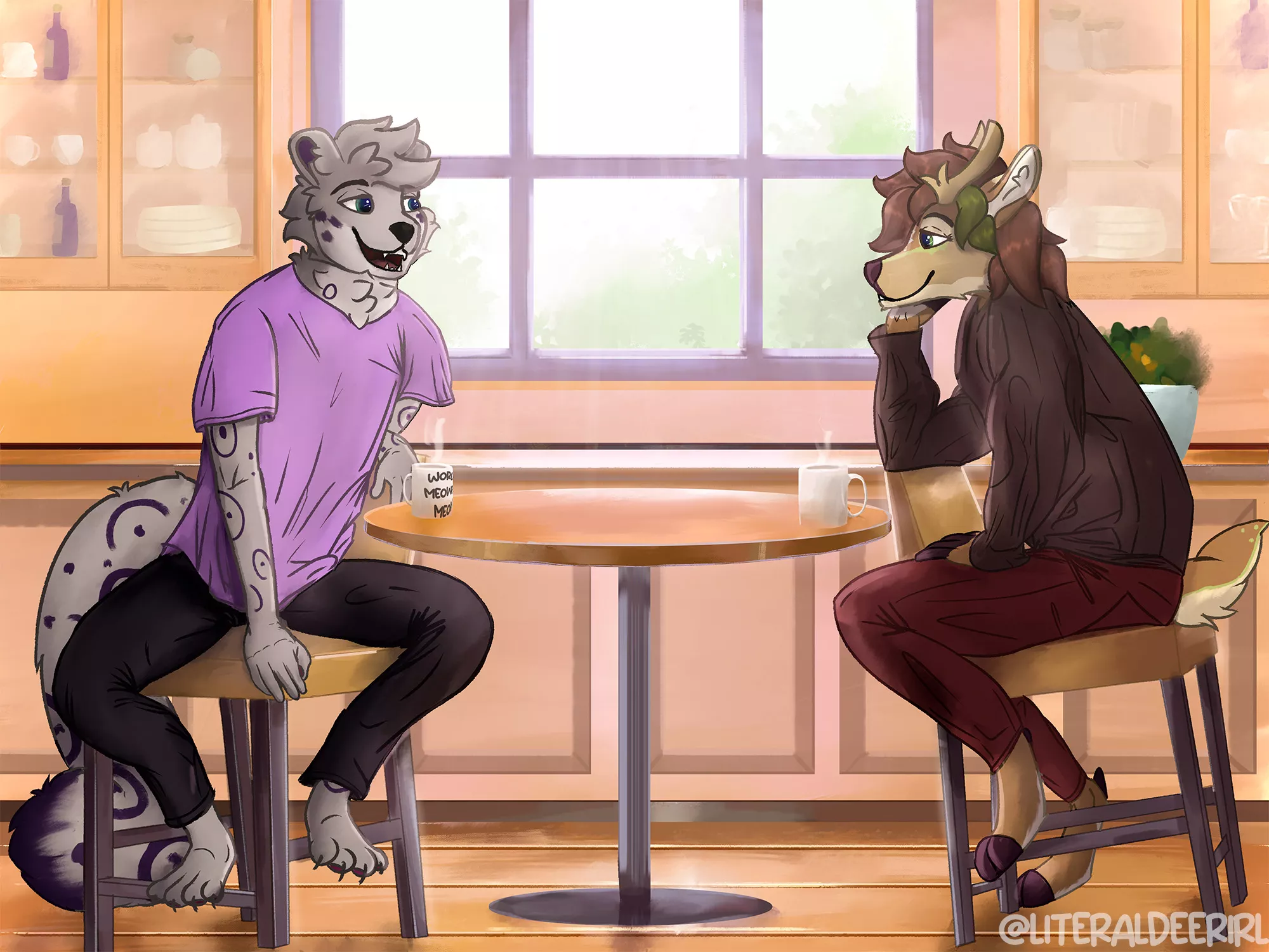 Morning Chat ☕️🌄 [OC @LiteralDeerIRL]