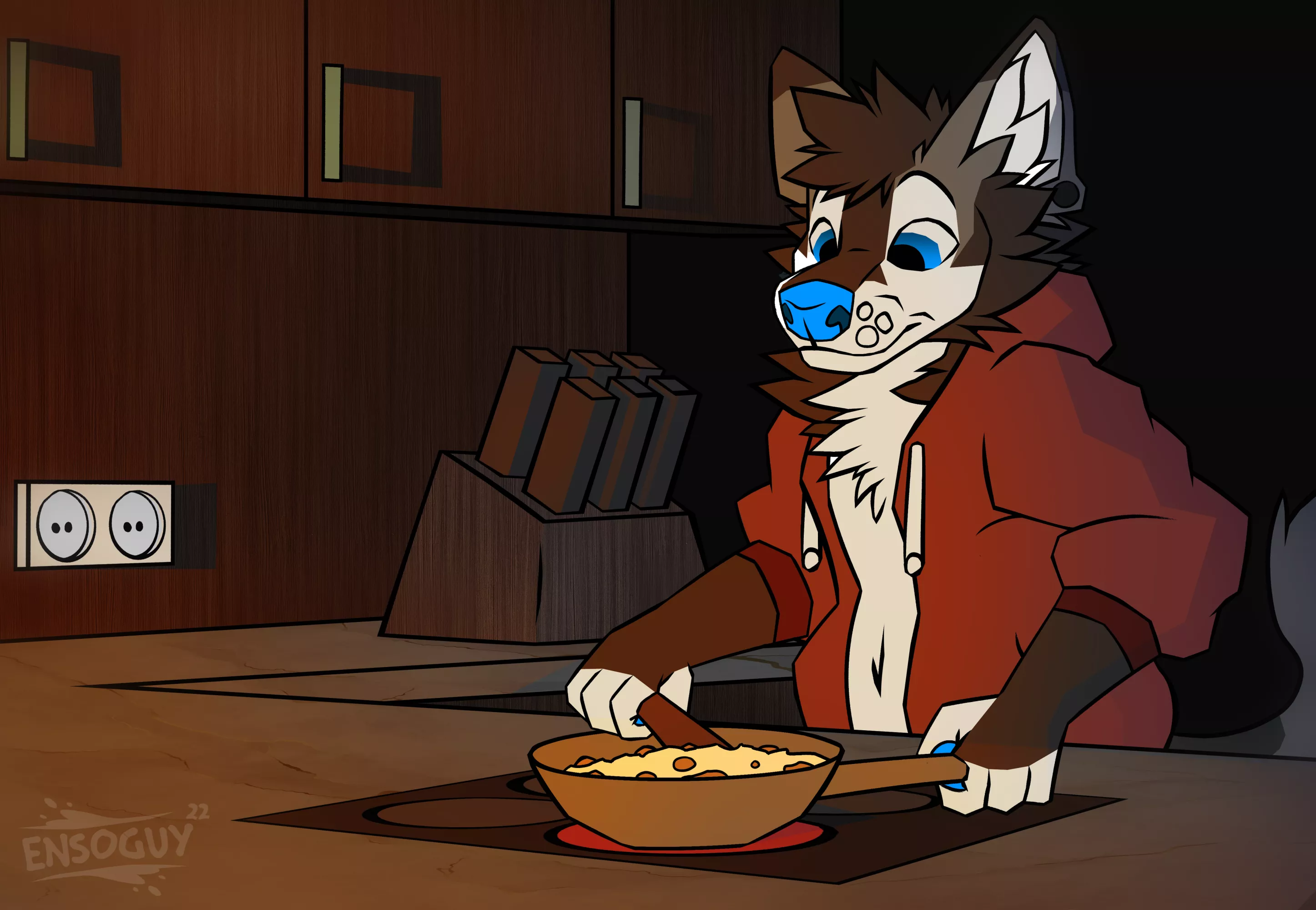 Morning cooking (Artist is @Ensoguy)