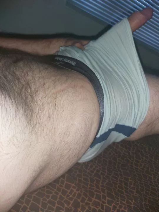 Morning wood bulge