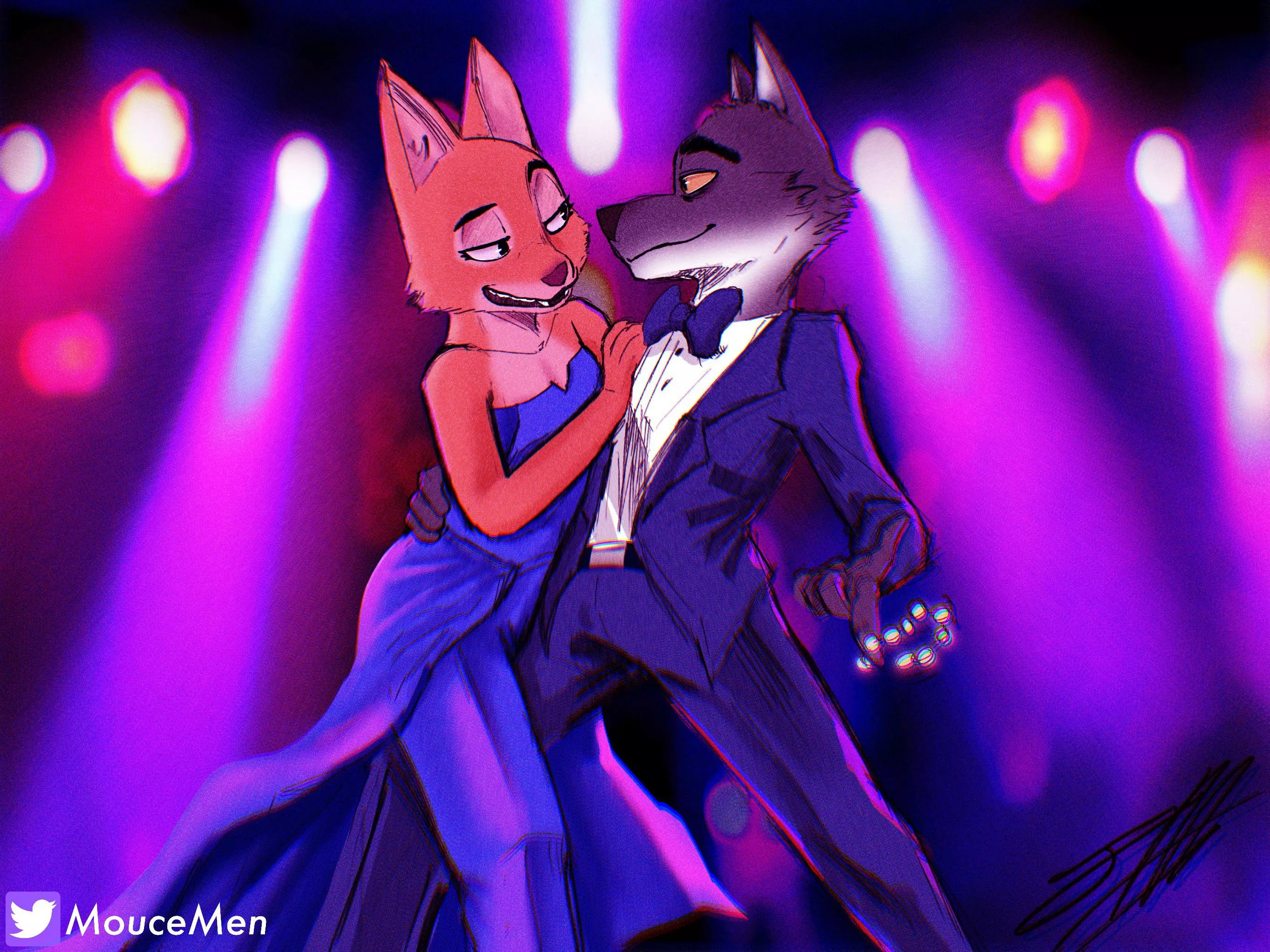 Mr Wolf and Diane Foxington