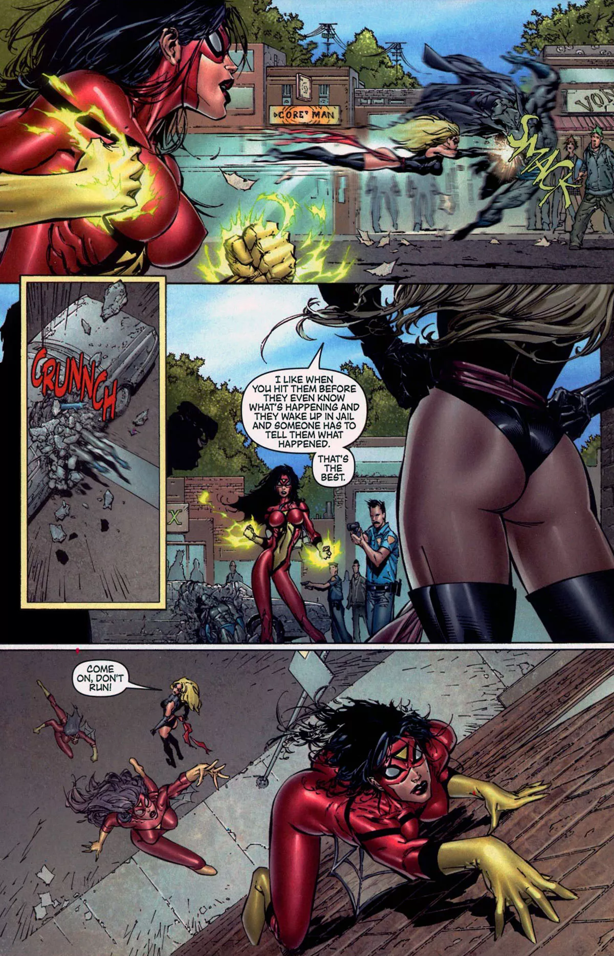 Ms. Marvel and Spider-Woman [Civil War: The Initiative (2007)]