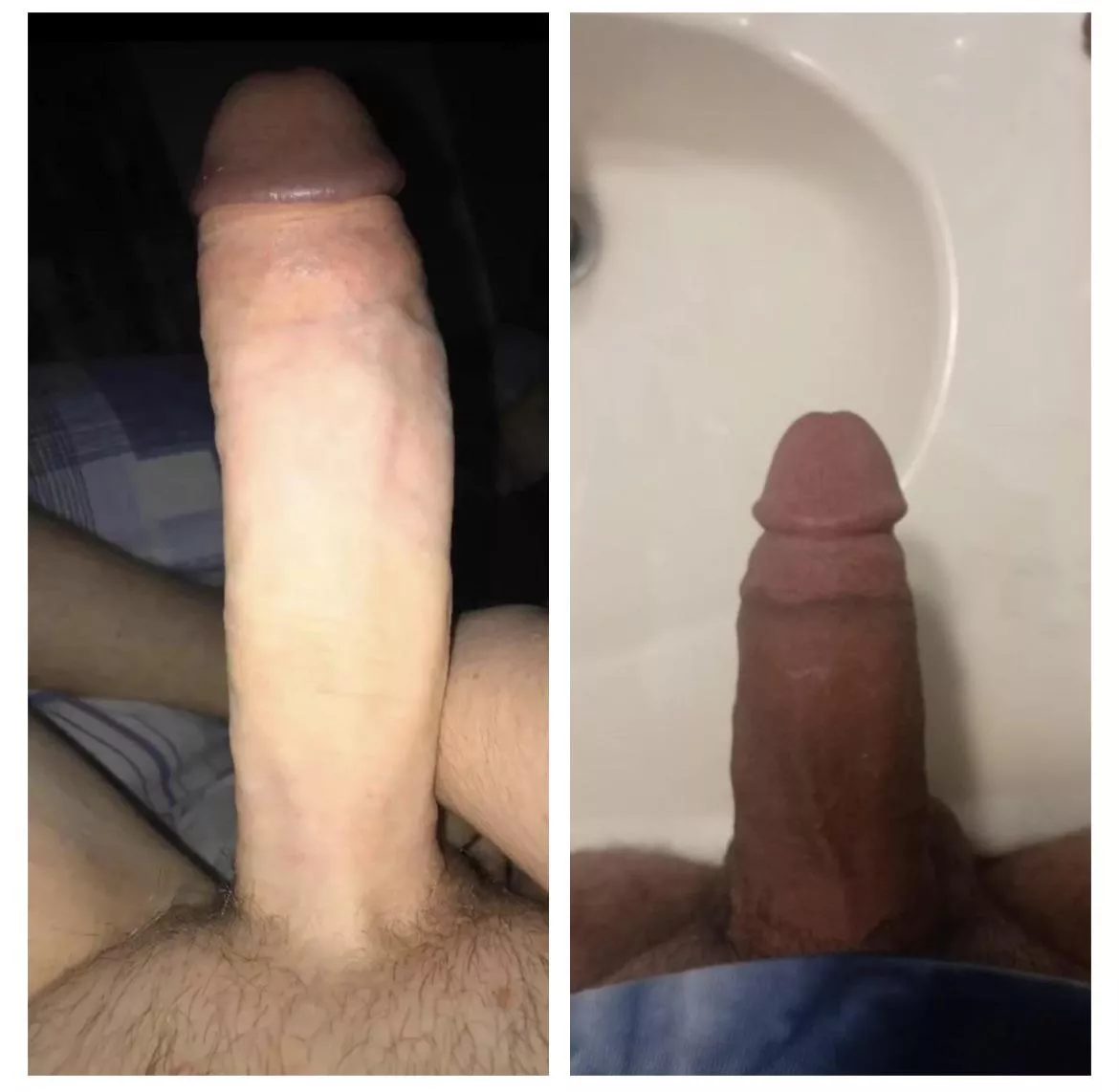 My 18 year old huge cock and a tiny old one