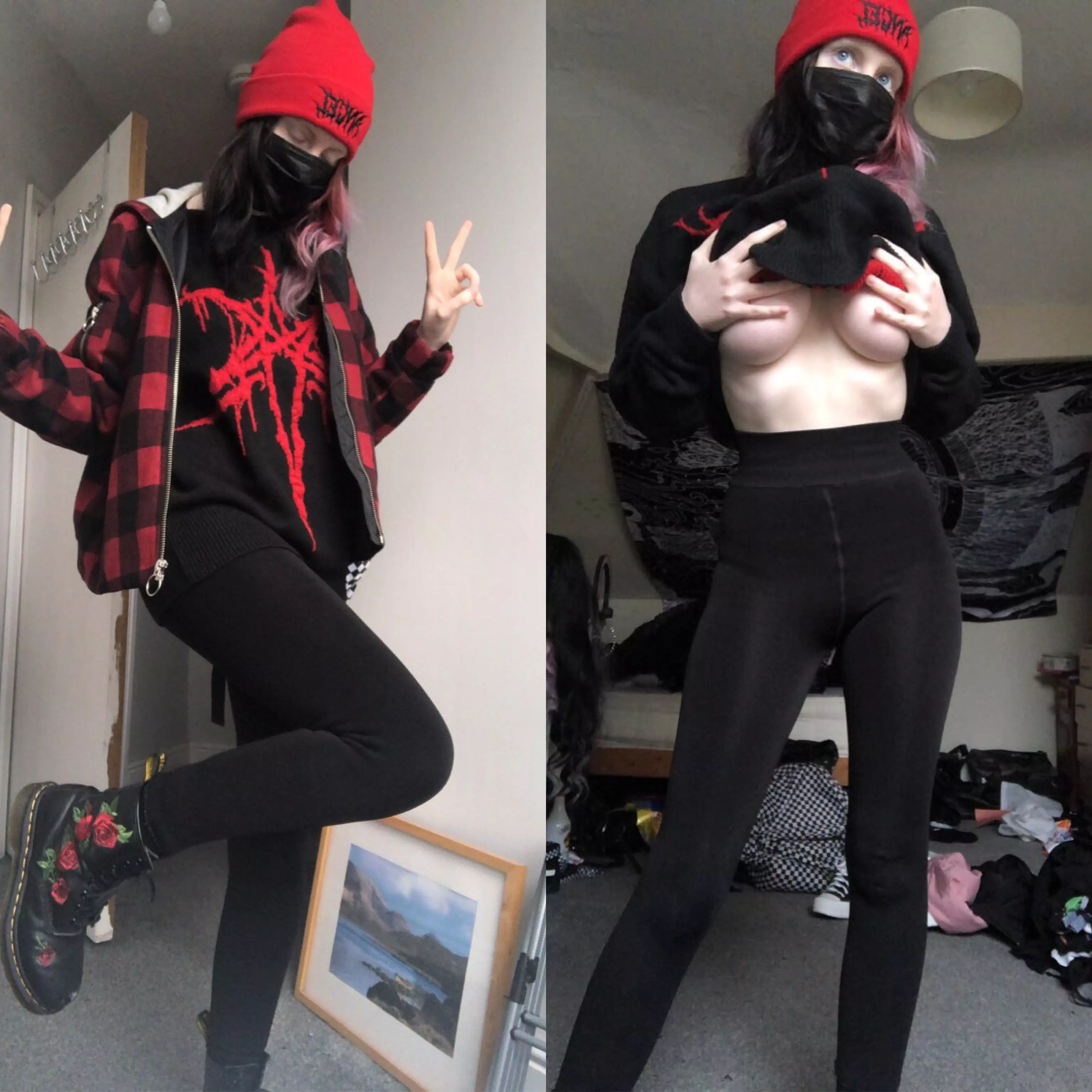 My aesthetic is just “emo boy but jk look at these huge tits”