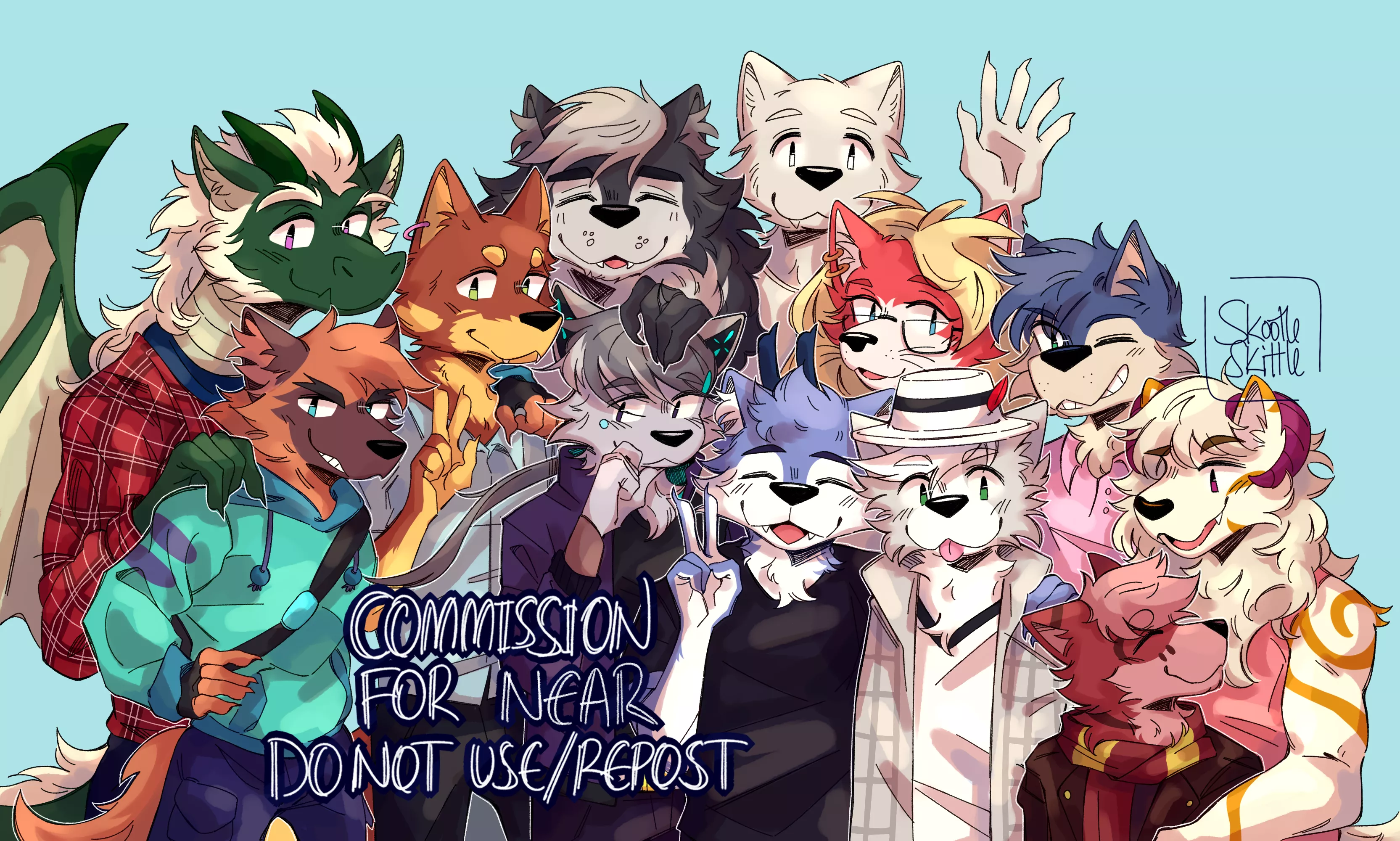 my biggest commission yet!! [art by me @skootleskittle everywhere!]