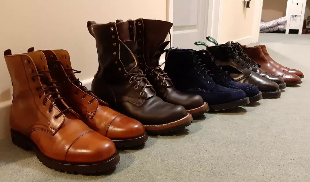 My boot collection so far.