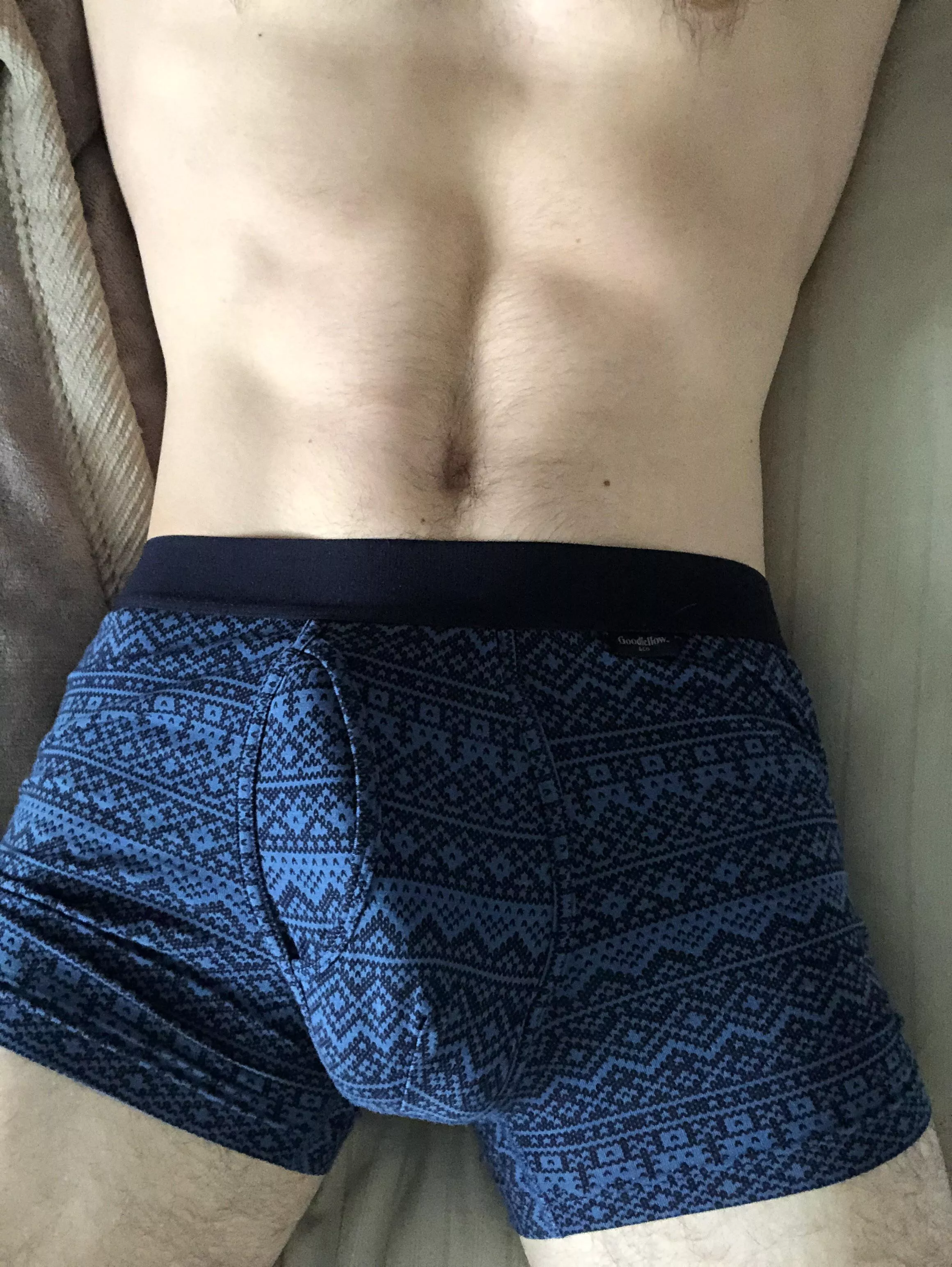 My bulge in blue this morning