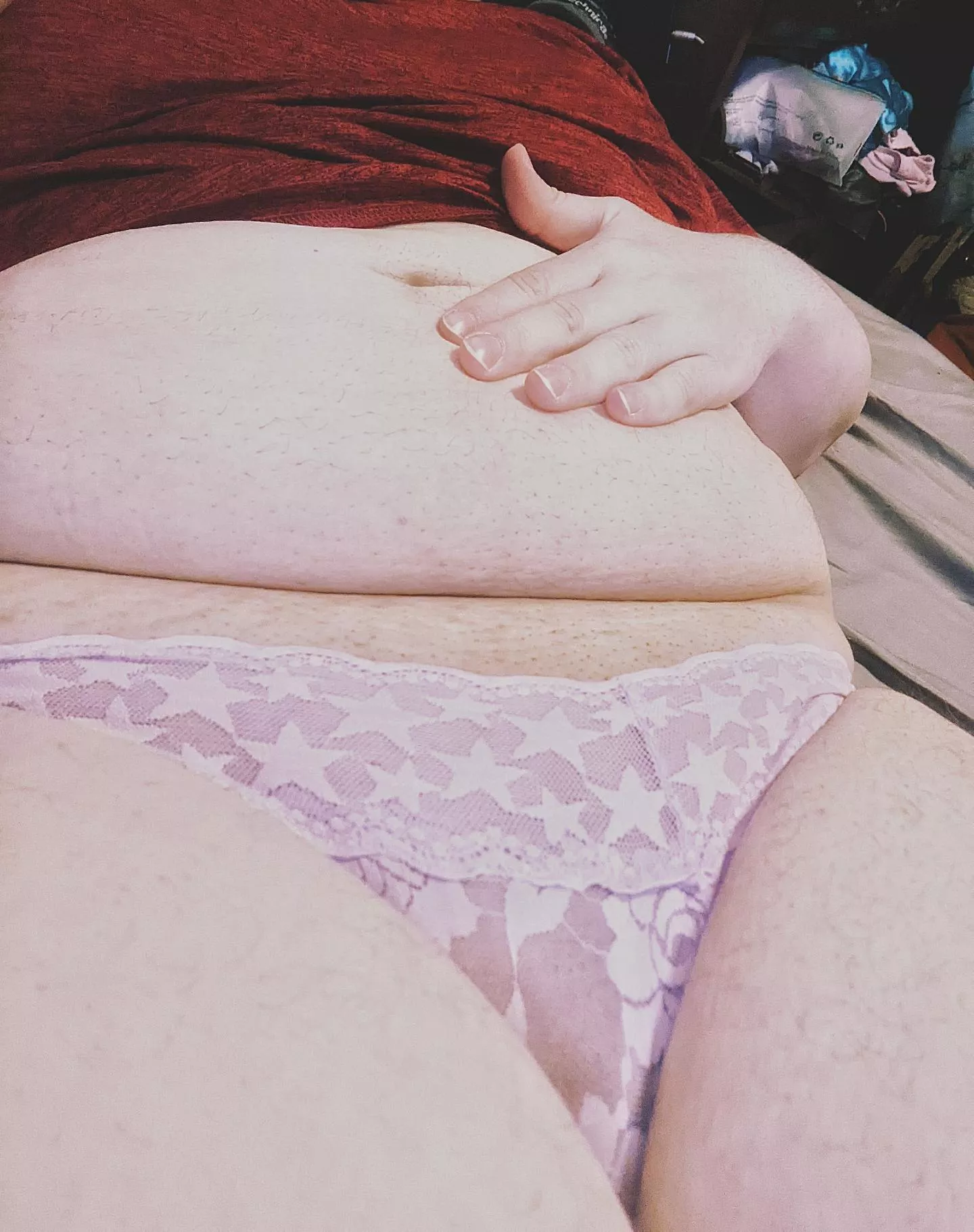 my cute pink thong brings out the best in me