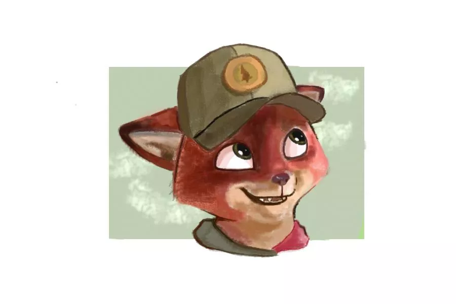 My fanart of nick from zootopia