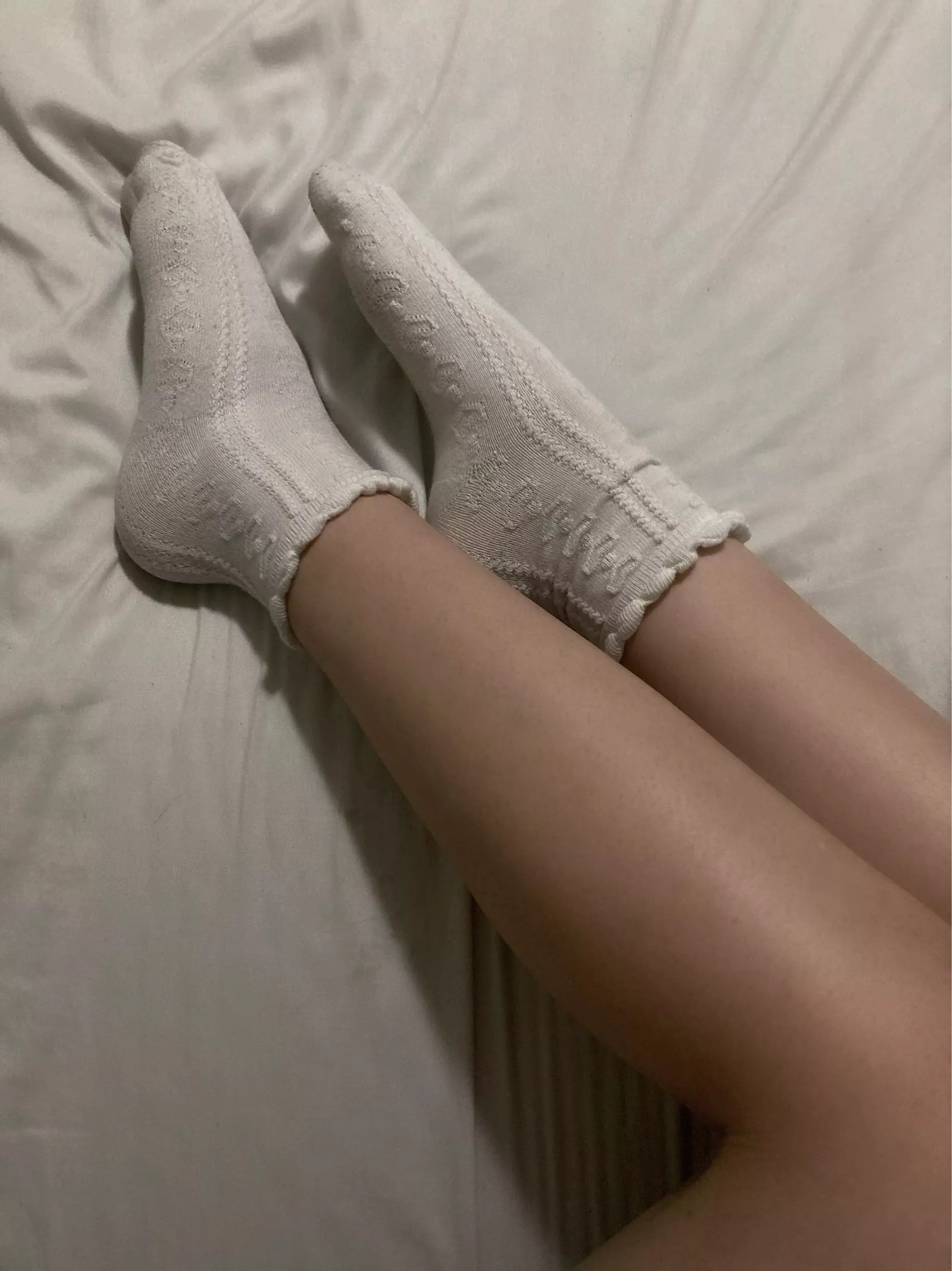 my favorite socks! they make me feel so cute and delicate