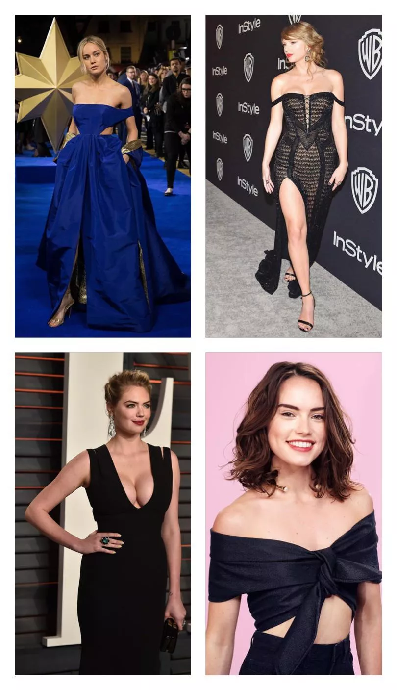 My favourite girls currently: Brie Larson, Taylor Swift, Kate Upton and Daisy Ridley