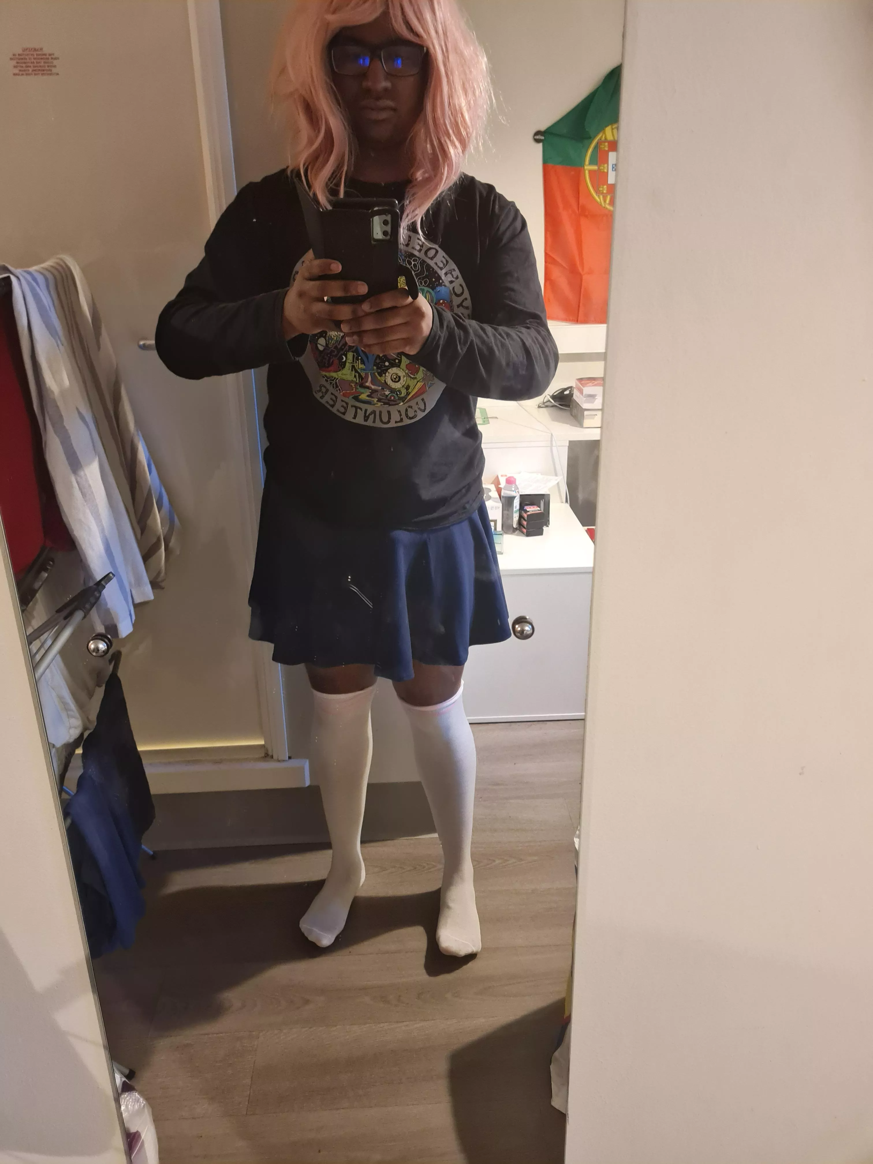 My first actual attempt at being a femboy ðŸ˜‚ðŸ˜‚ðŸ˜‚