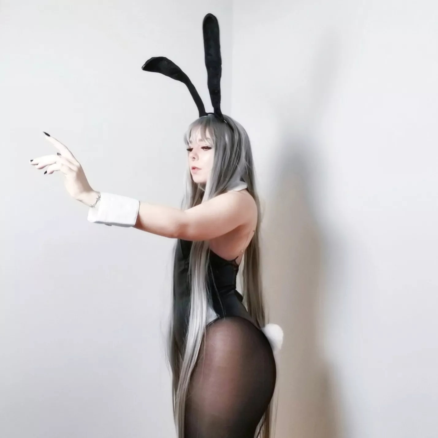 my first cosplay, bunny girl senpai