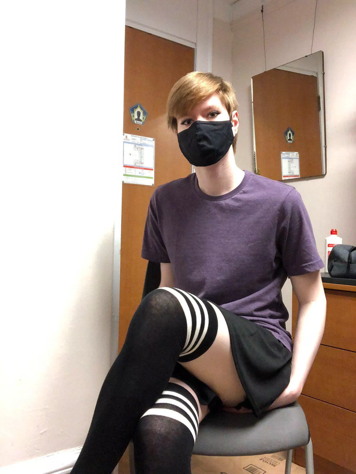 My first photo as a femboy, what do y'all think?