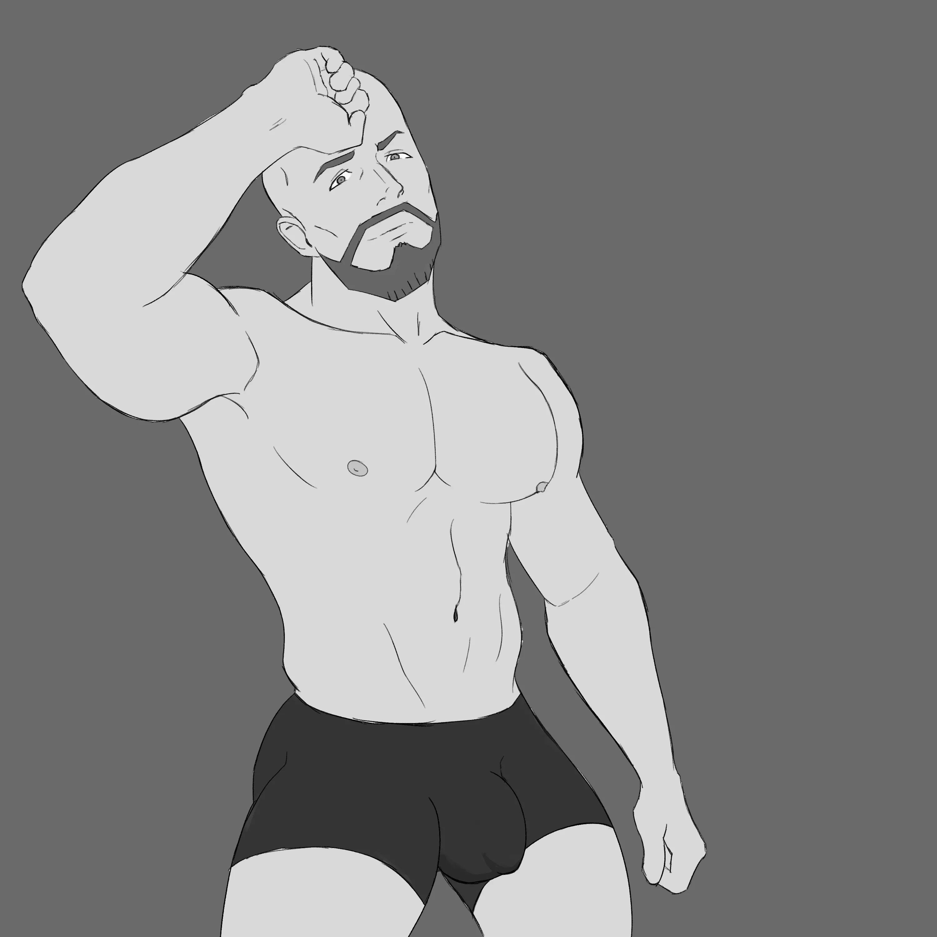 My first post here, so here's some Mr. Braun I drawn! Hope you like it