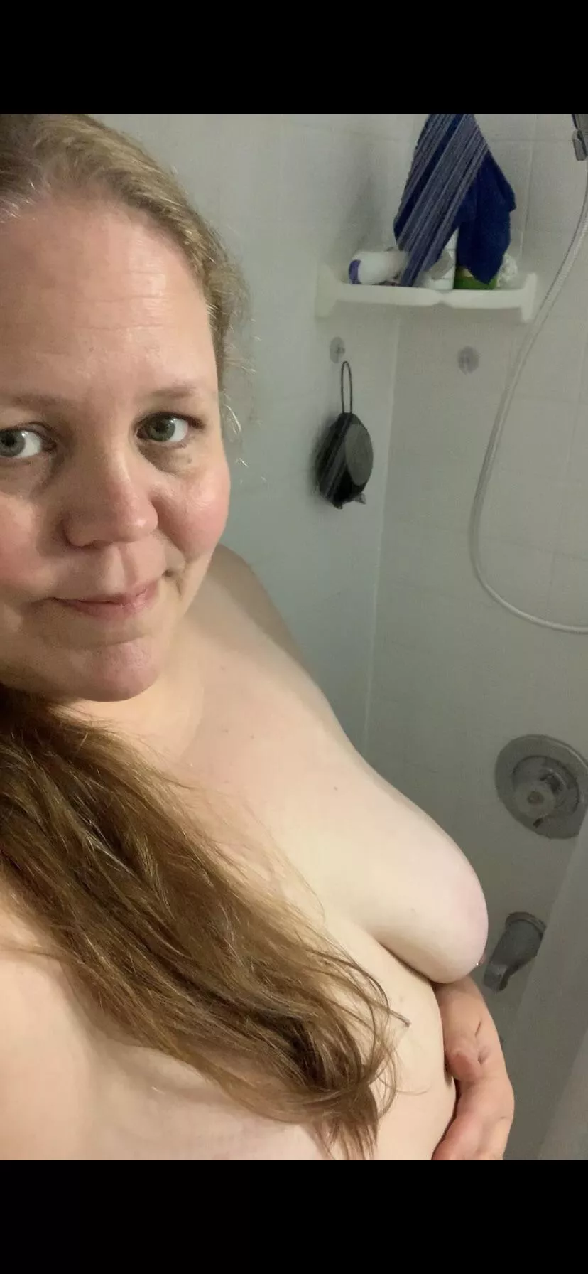 My first shower pic ever. I’m shy.