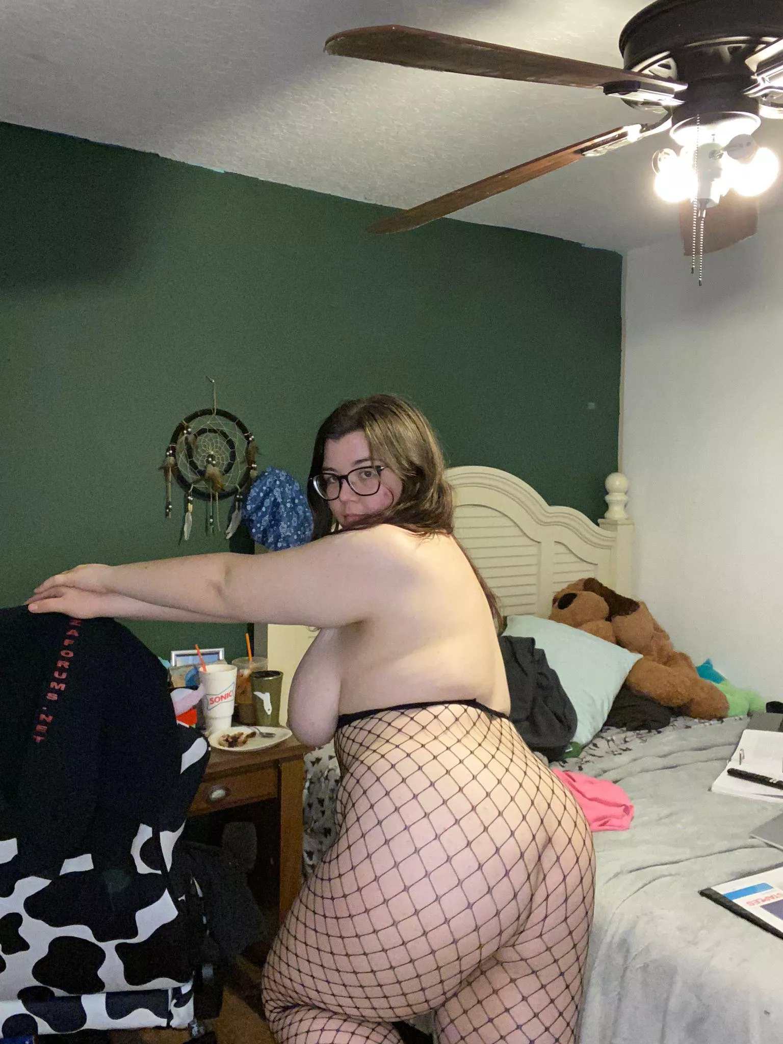 My first time trying fishnets!