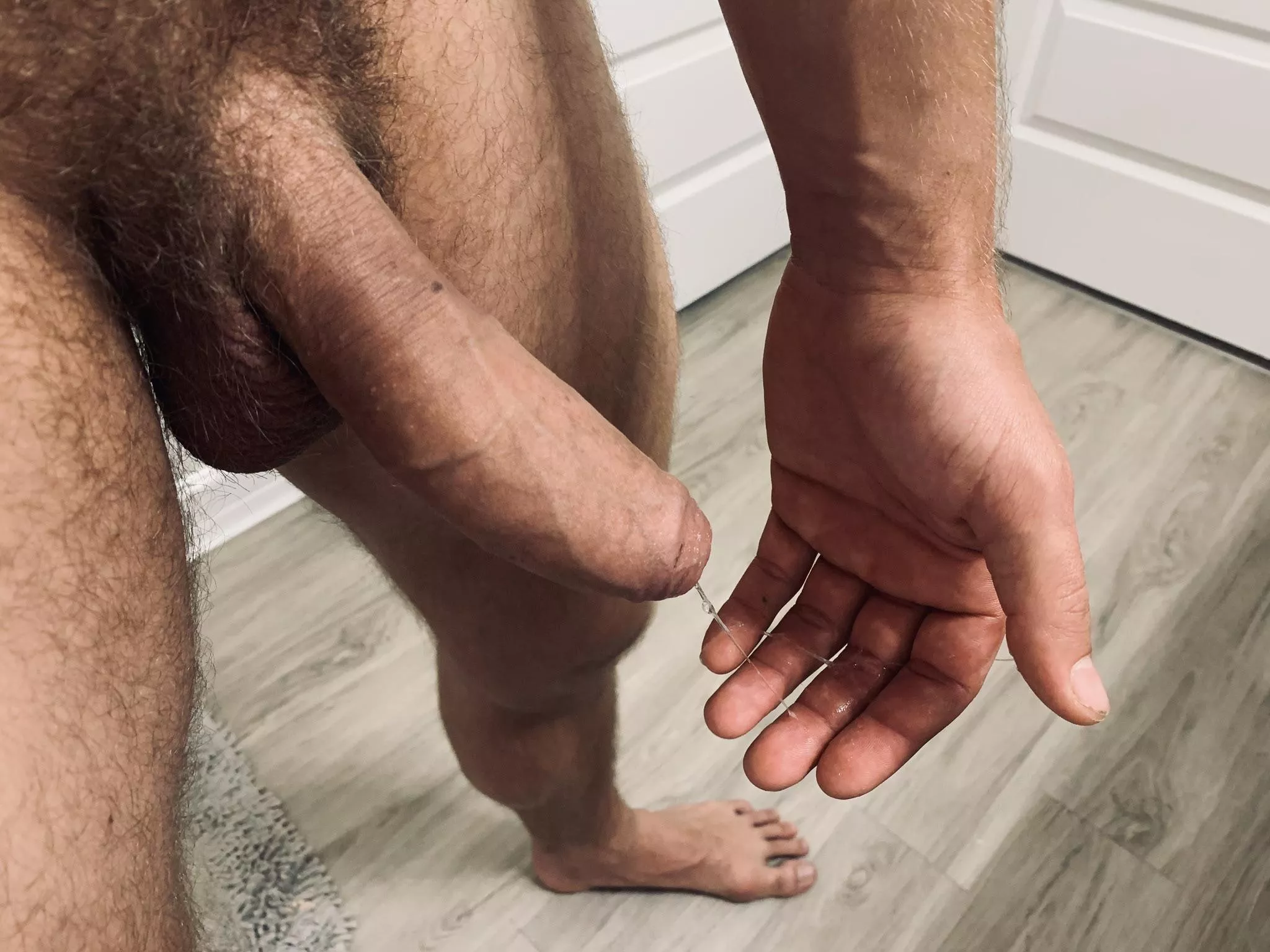 My foreskin makes for a lot of precum ðŸ’¦