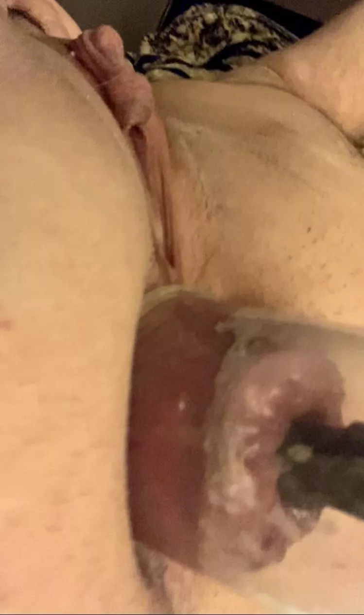 My hard clit & massive pumped butthole sticking out