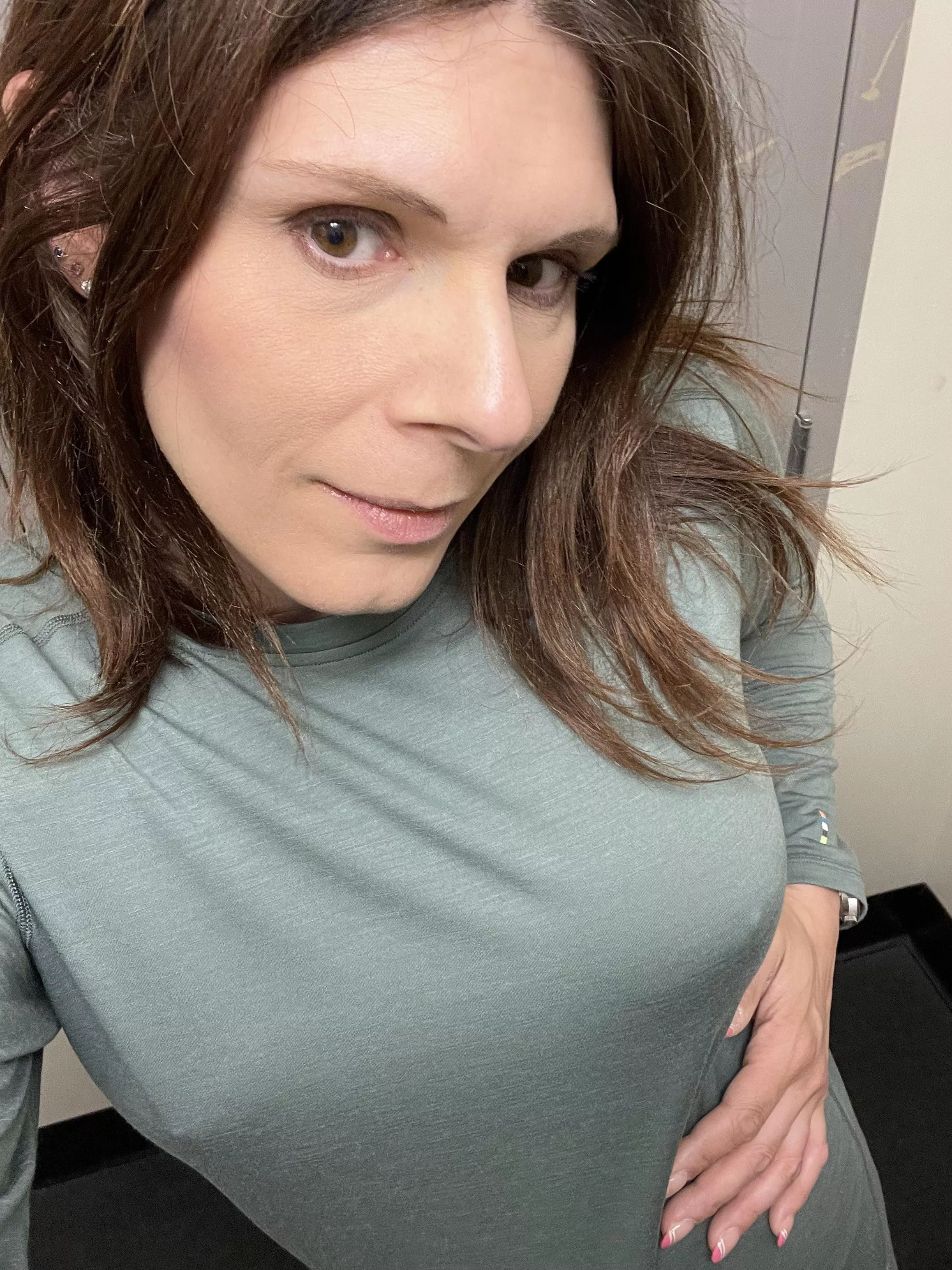 My hard nipples wanted to say hi 👋 40F