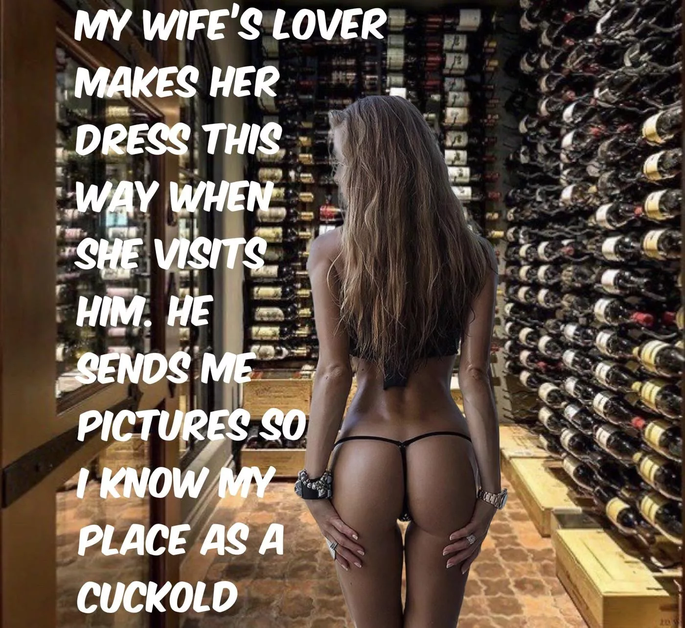 My Hotwife’s lover makes me know my place.