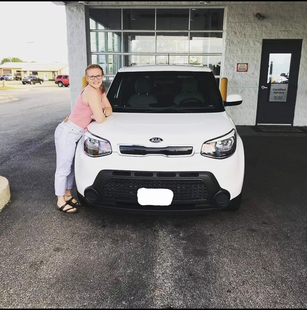 My jeans matching my new car