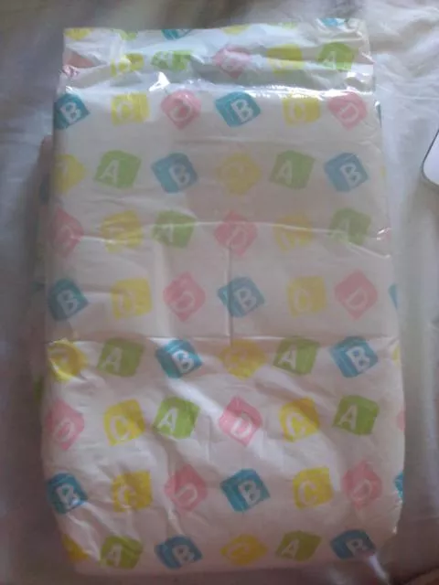 my last diaper for a while.... its bittersweet but it'll be worth it.