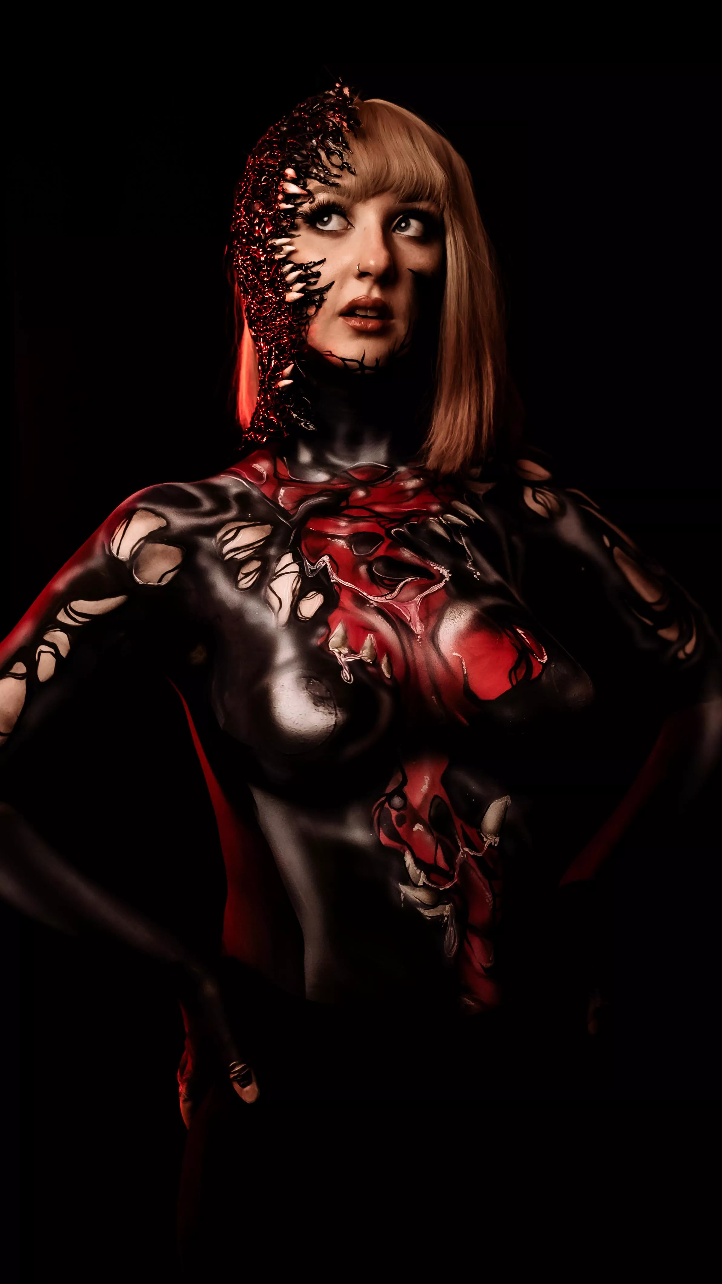 My latest Bodypaint- Gwenom- took about 5.5 hours! what do you think?