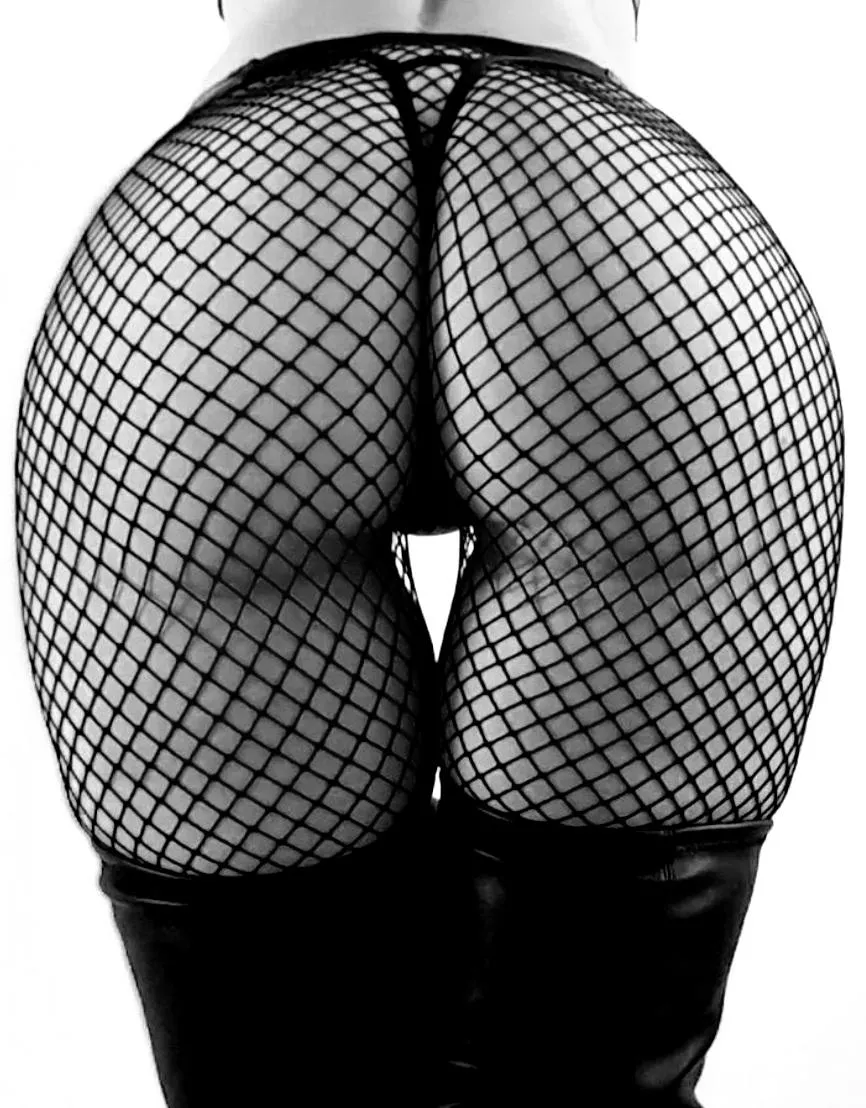 my ðŸ‘ looks great in fishnets