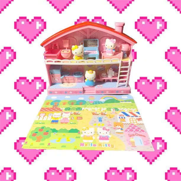 My new Hello Kitty playset!ðŸ’• Who else likes Hello Kitty?