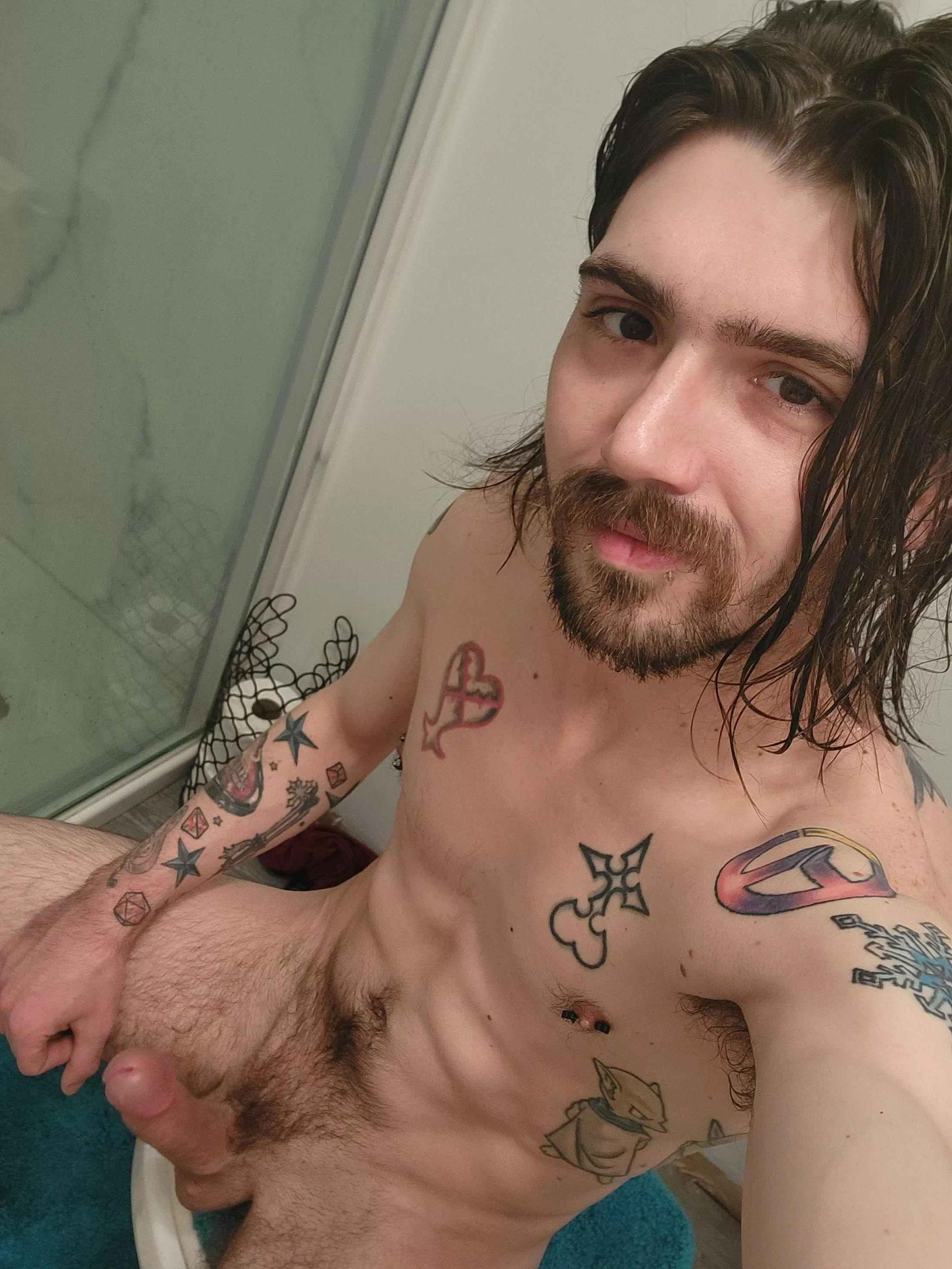 My nipple rings say fuck me.