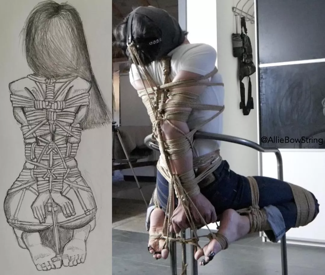 My Rigger Brought my Art to Life! Chair Tie (OC)