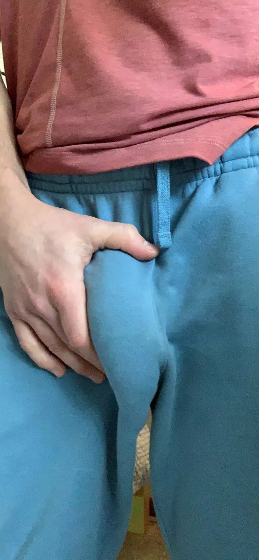 My Sunday semi sweatpants bulge