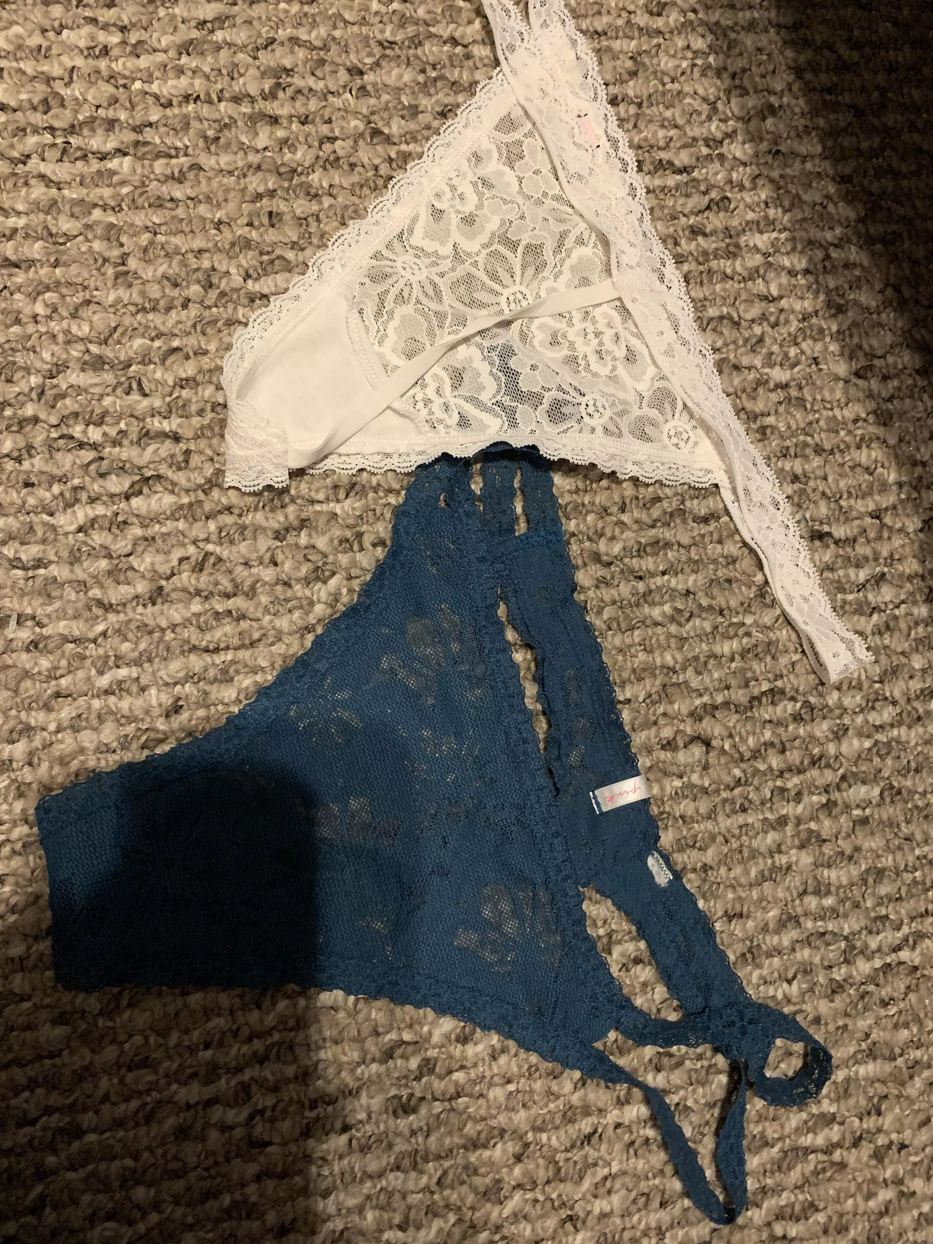 My two favorites out of my girlfriends panties