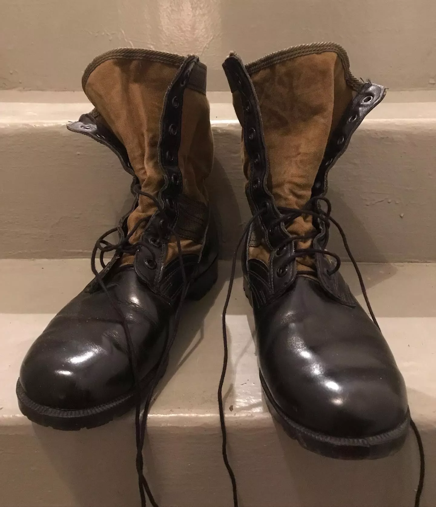 My US Army jungle boots