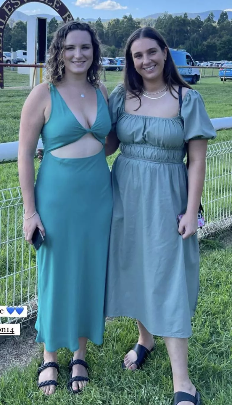 My wife and her friend at the races trying to find a hard cock to bring home. Would you take them home?