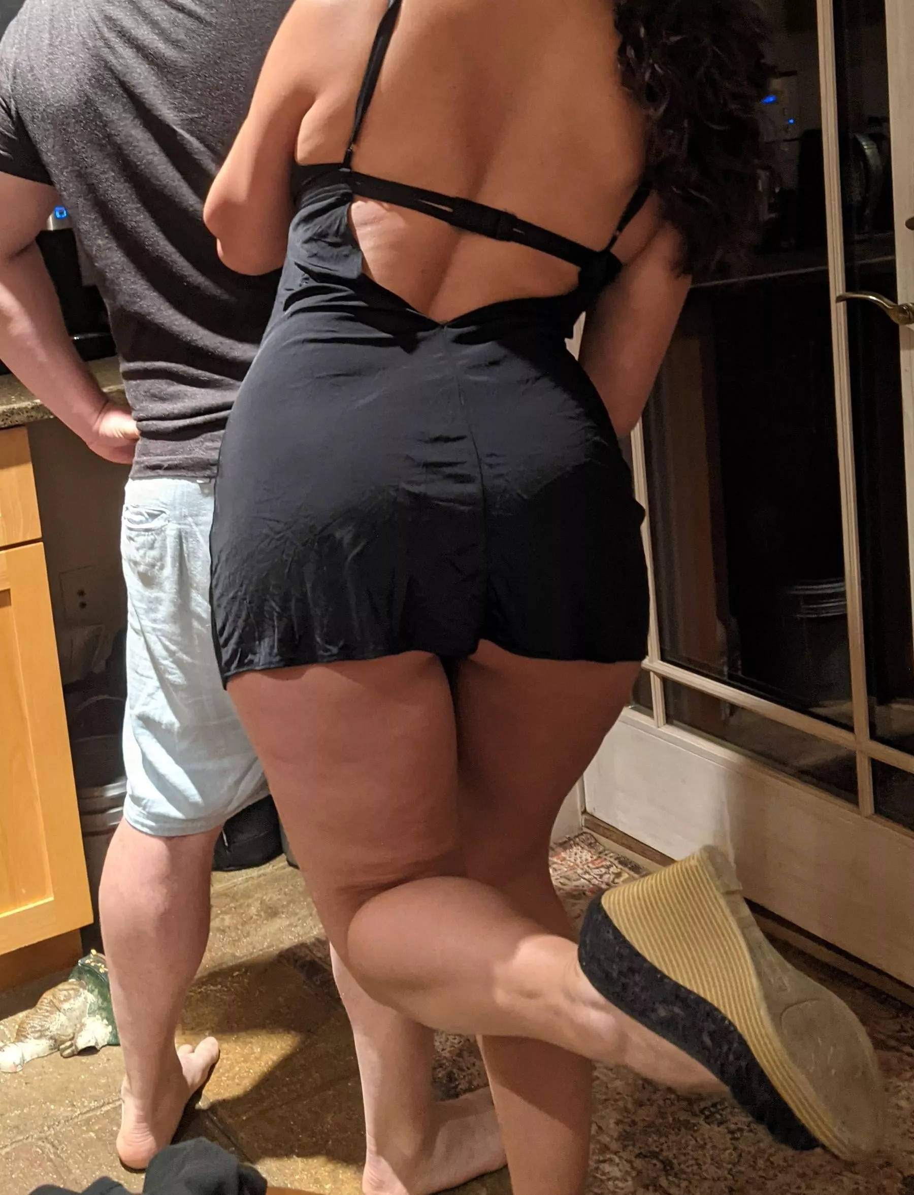 My wife just before she cucked me with my best friend! She humiliated me so hard that night!