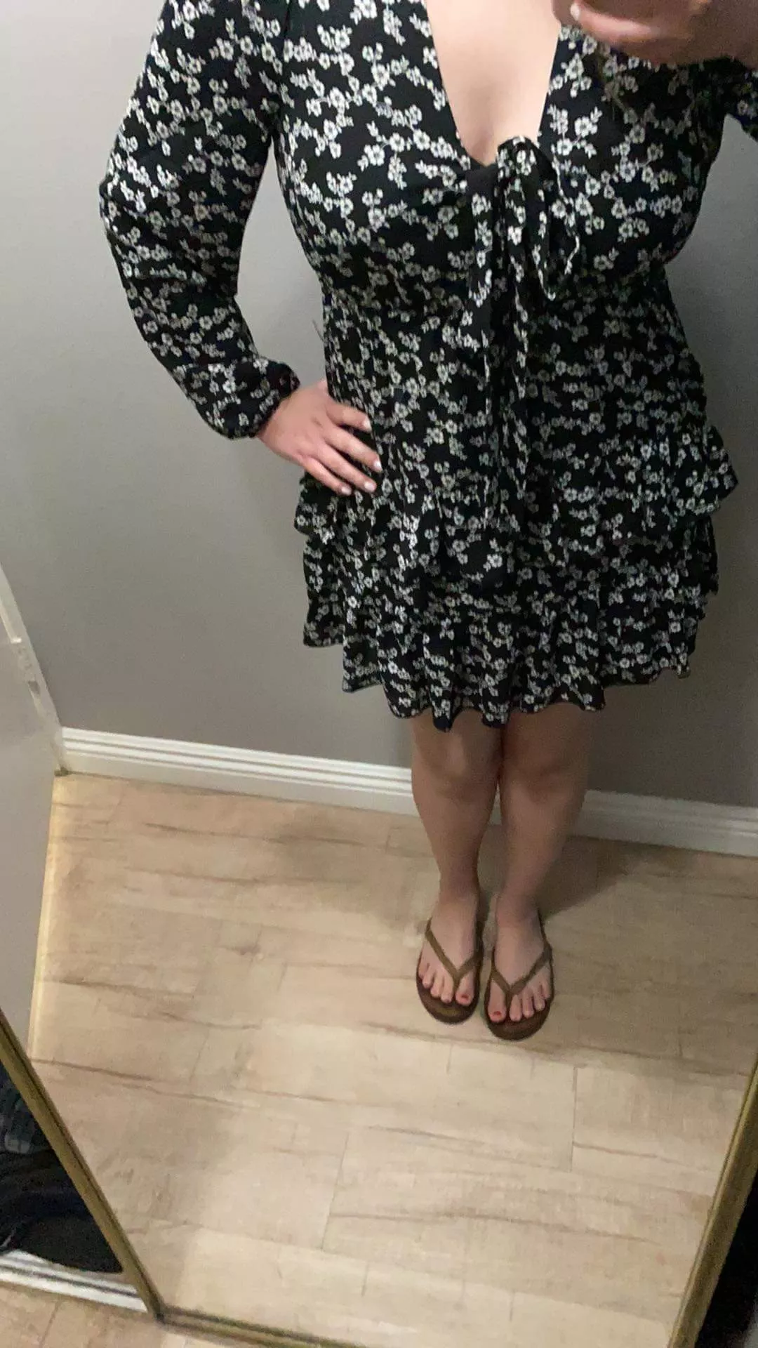 my wife's new dress