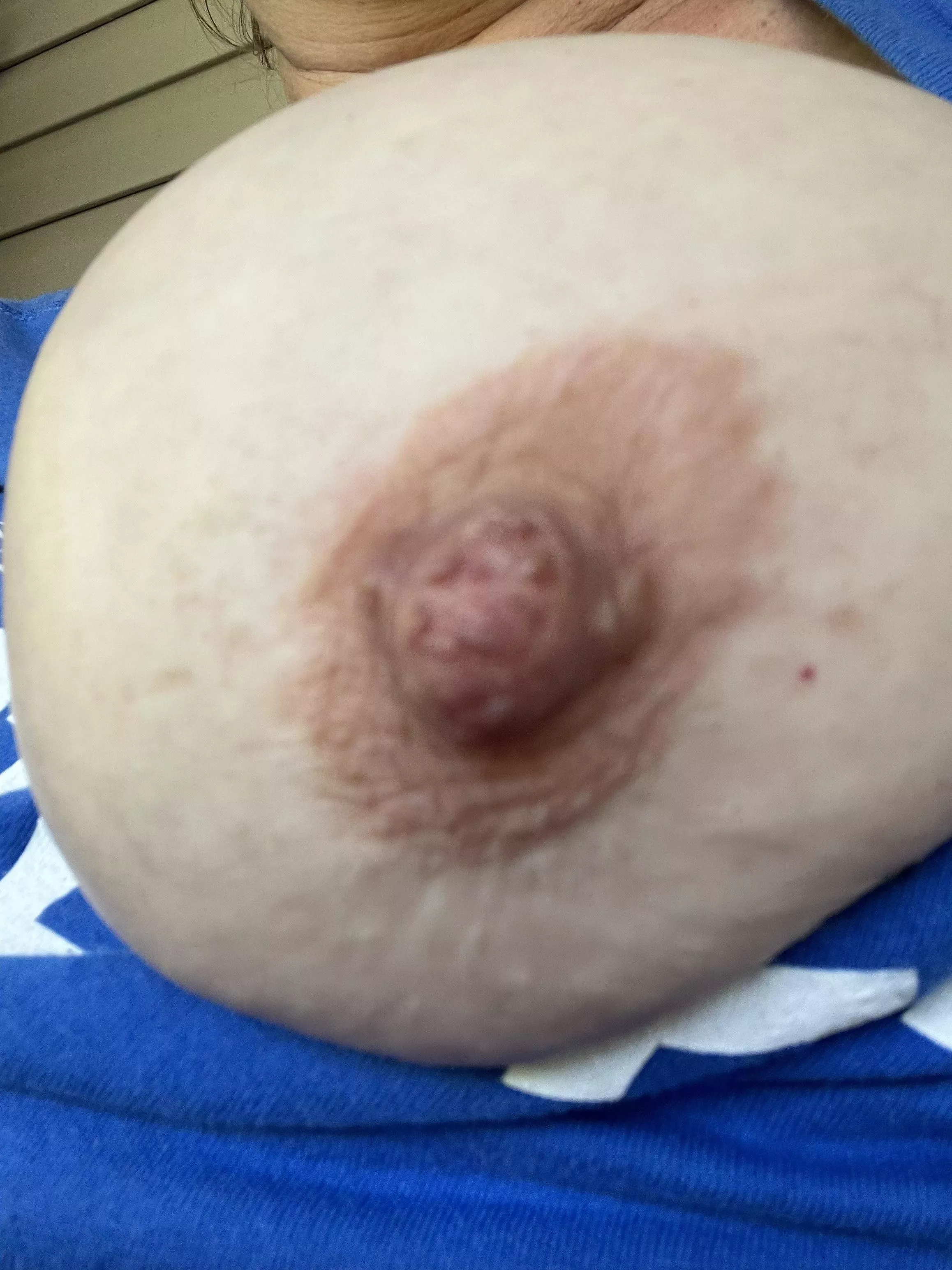 My wifeâ€™s thick nipple