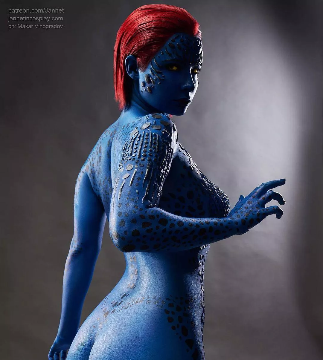 Mystique, cosplay by JannetIncosplay.~