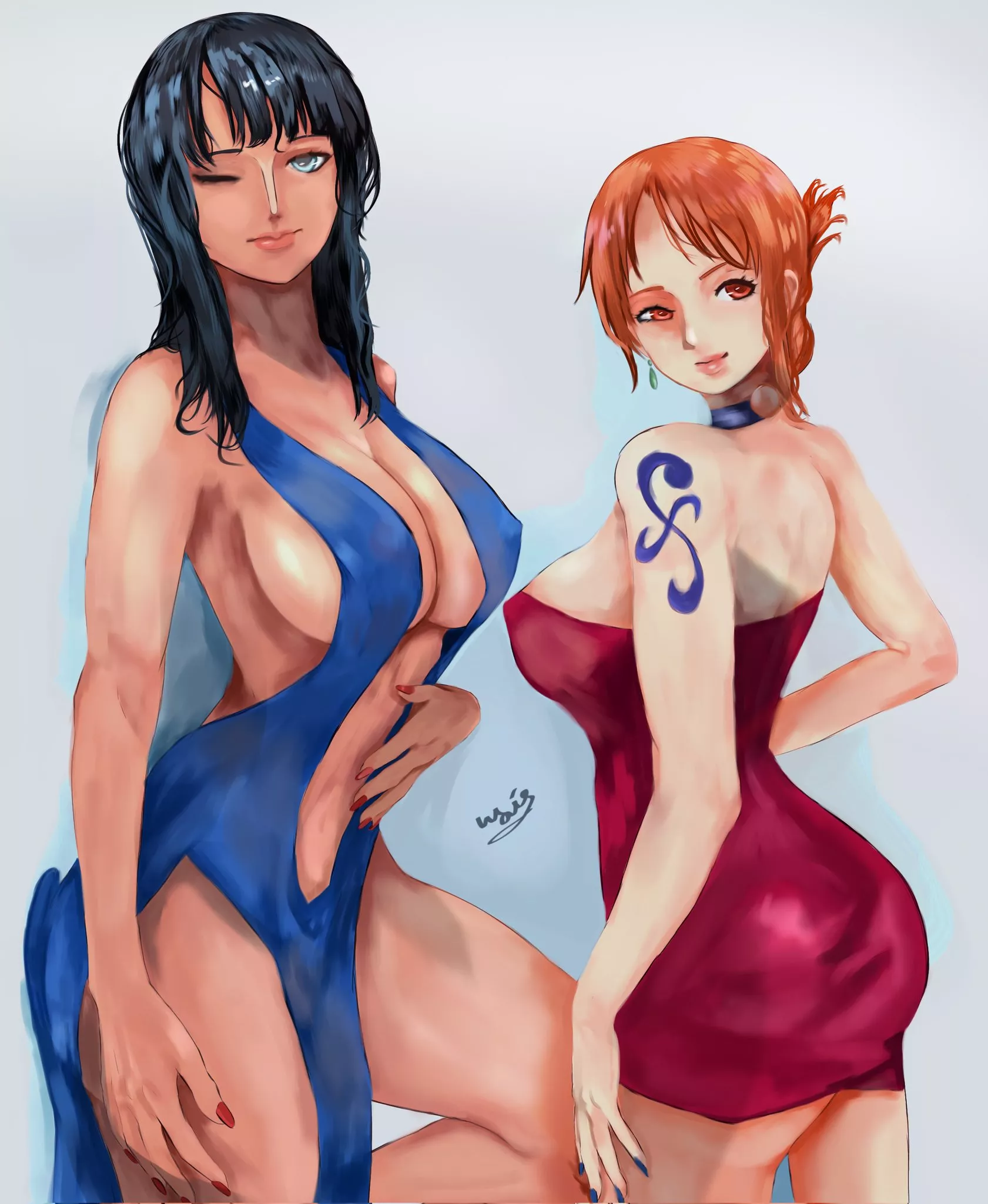 nami and robin the best waifu