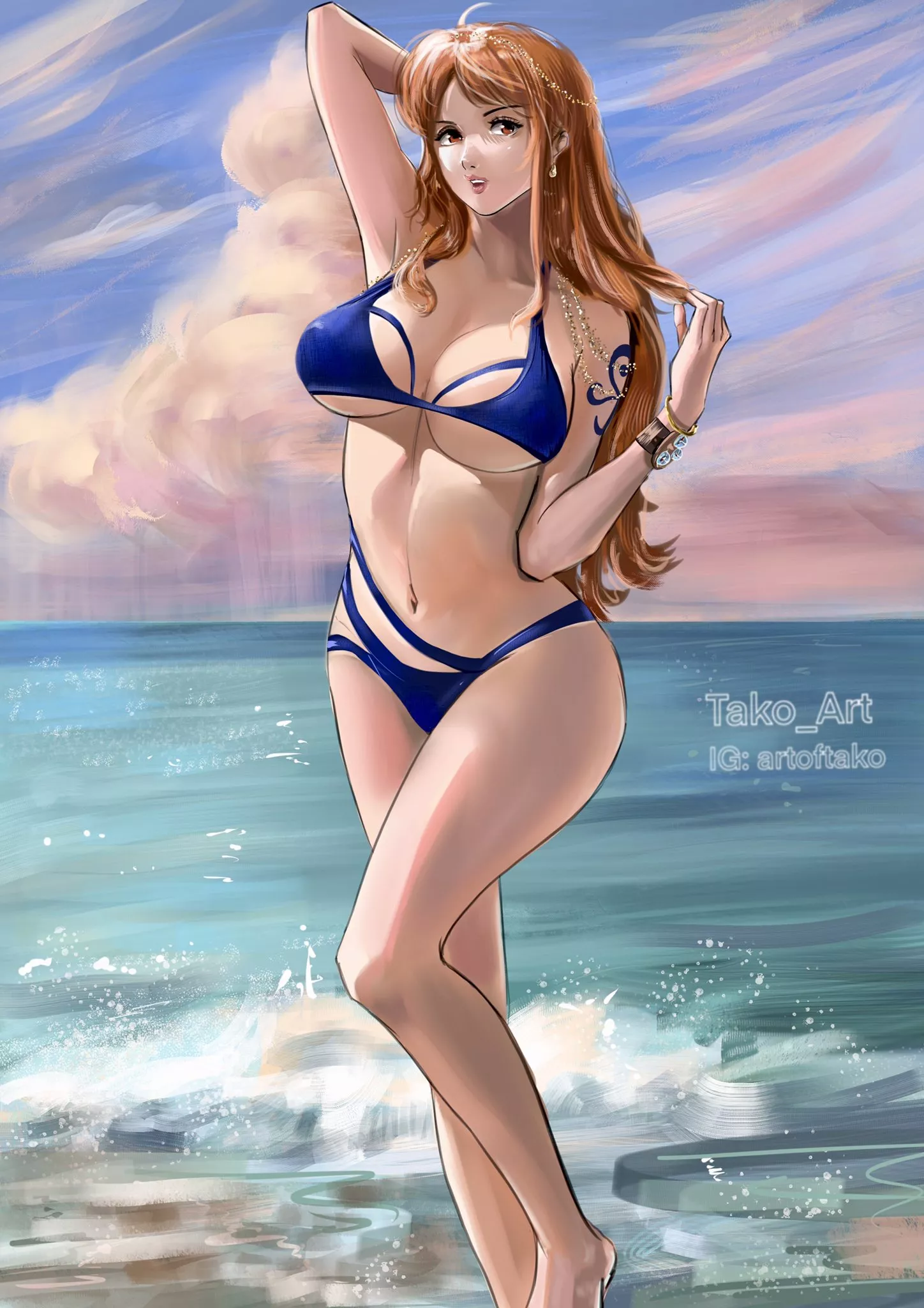 nami in bikini