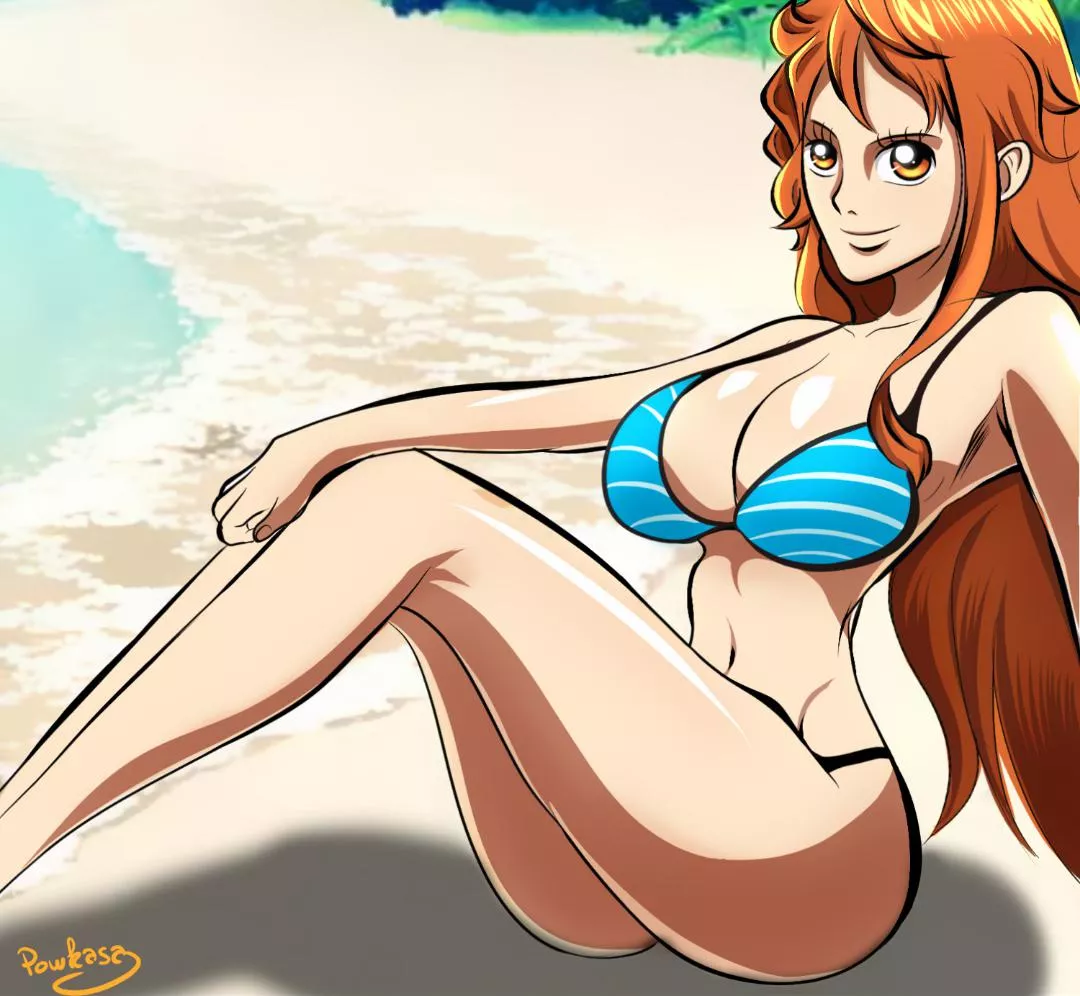 Nami is such a perfect beach model