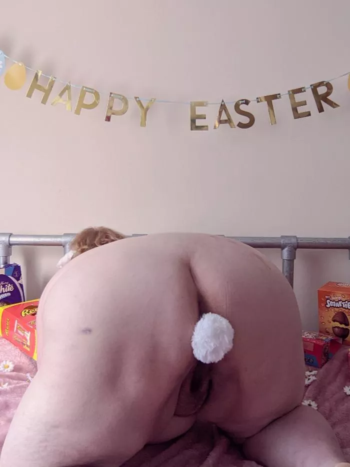 Naughty Bunny cums on Easter.