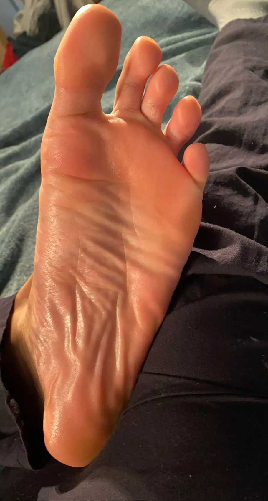 Need some help oiling my solesâ€¦ Any volunteers?