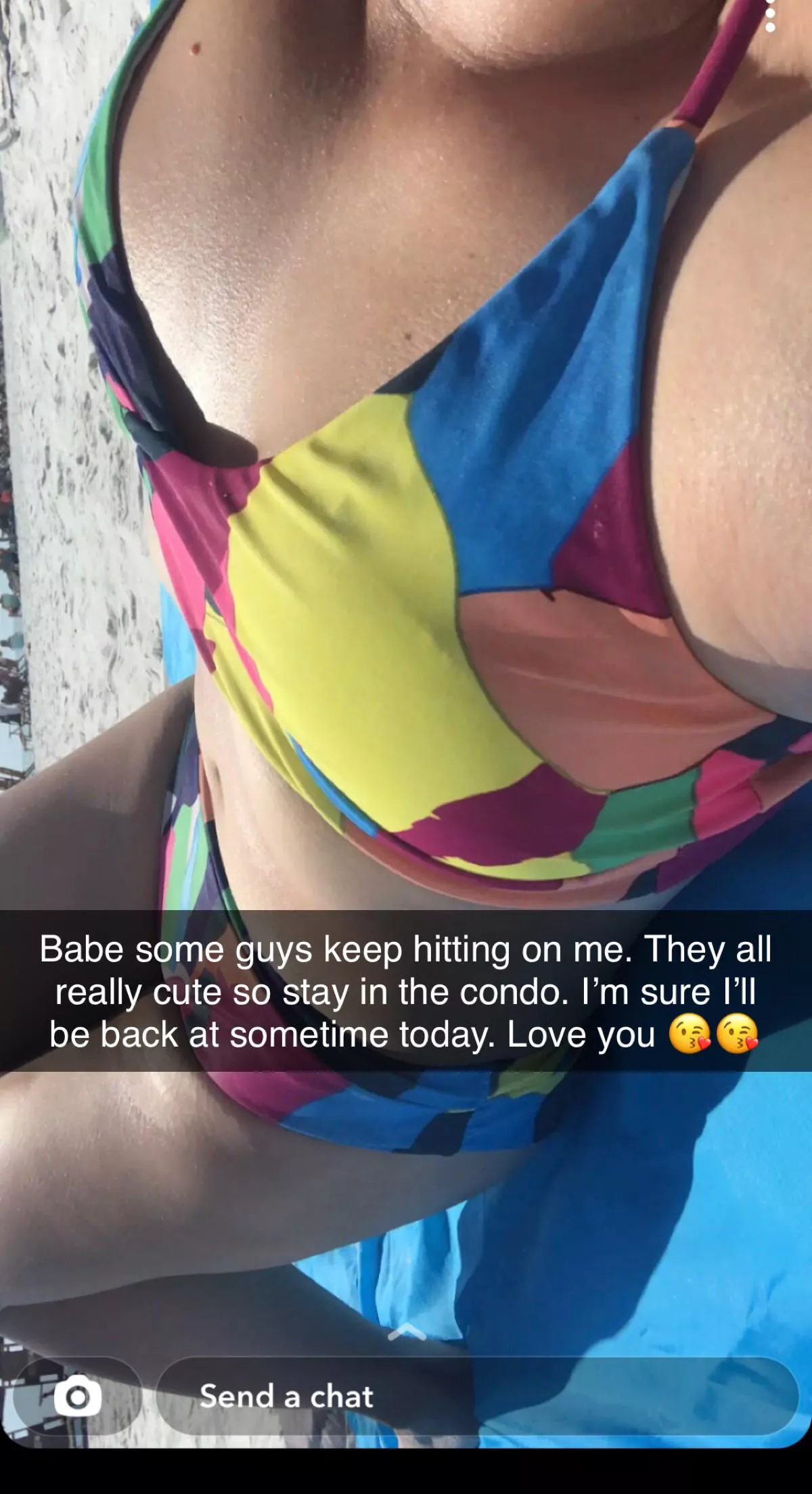 Needless to say she didn’t come back that night and showed up around 11 the next morning used and leaking cum everywhere